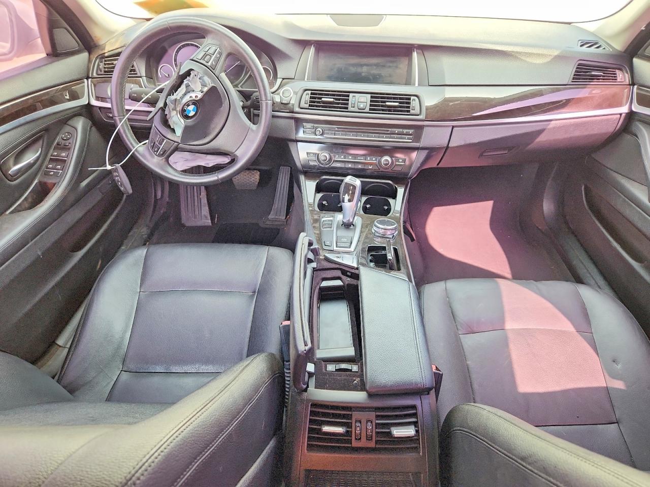 2014 Bmw 528 I White vin: WBA5A5C59ED505460