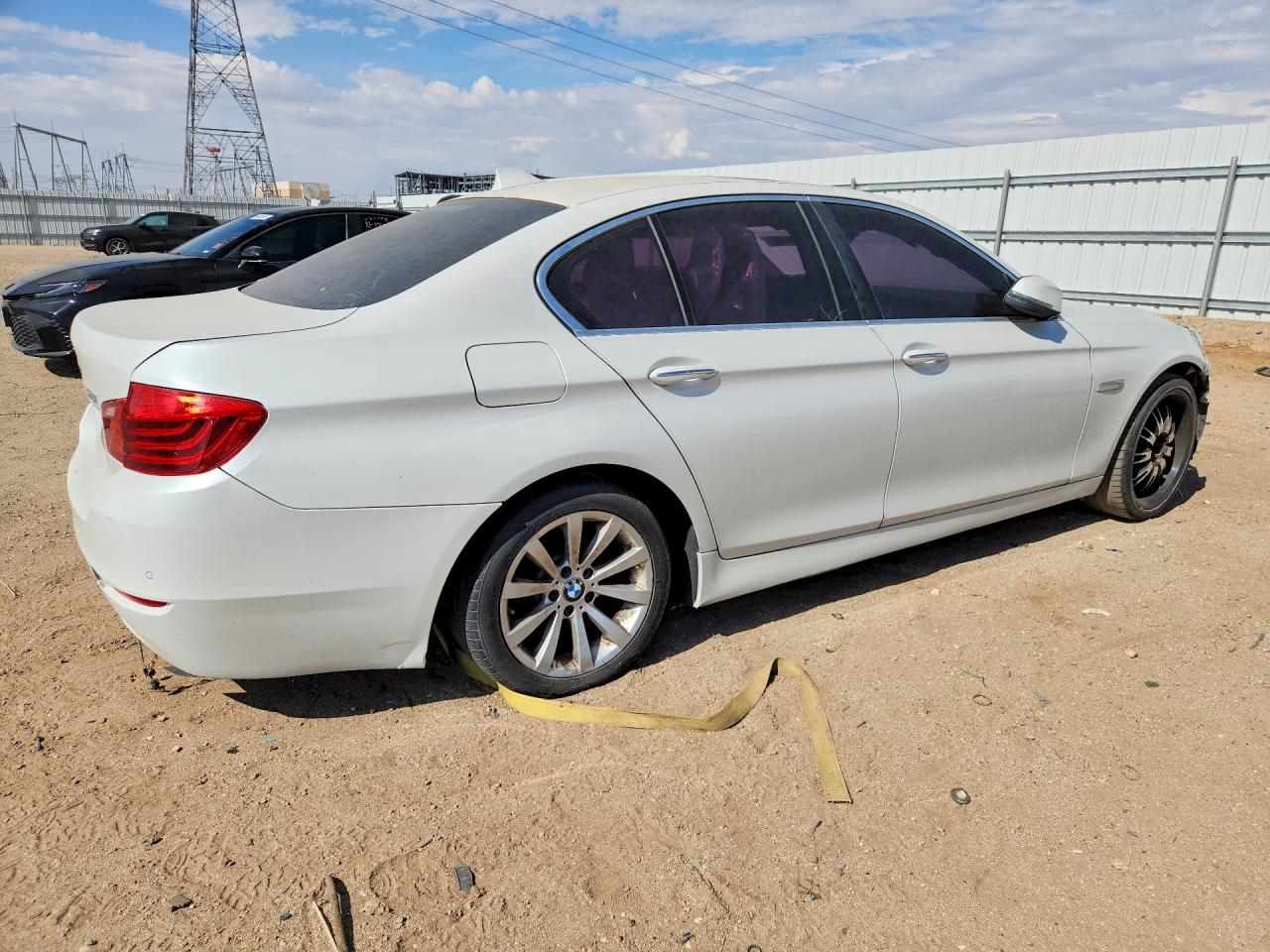 2014 Bmw 528 I White vin: WBA5A5C59ED505460