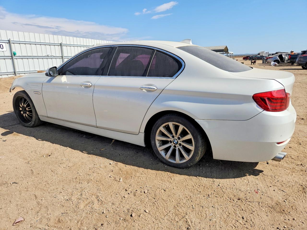 2014 Bmw 528 I White vin: WBA5A5C59ED505460