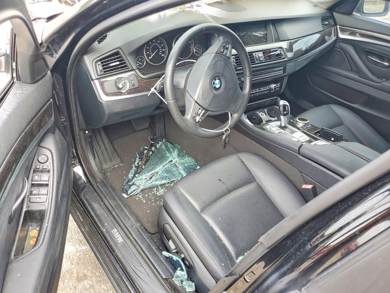 2014 Bmw 528 I Черный vin: WBA5A5C59ED505944