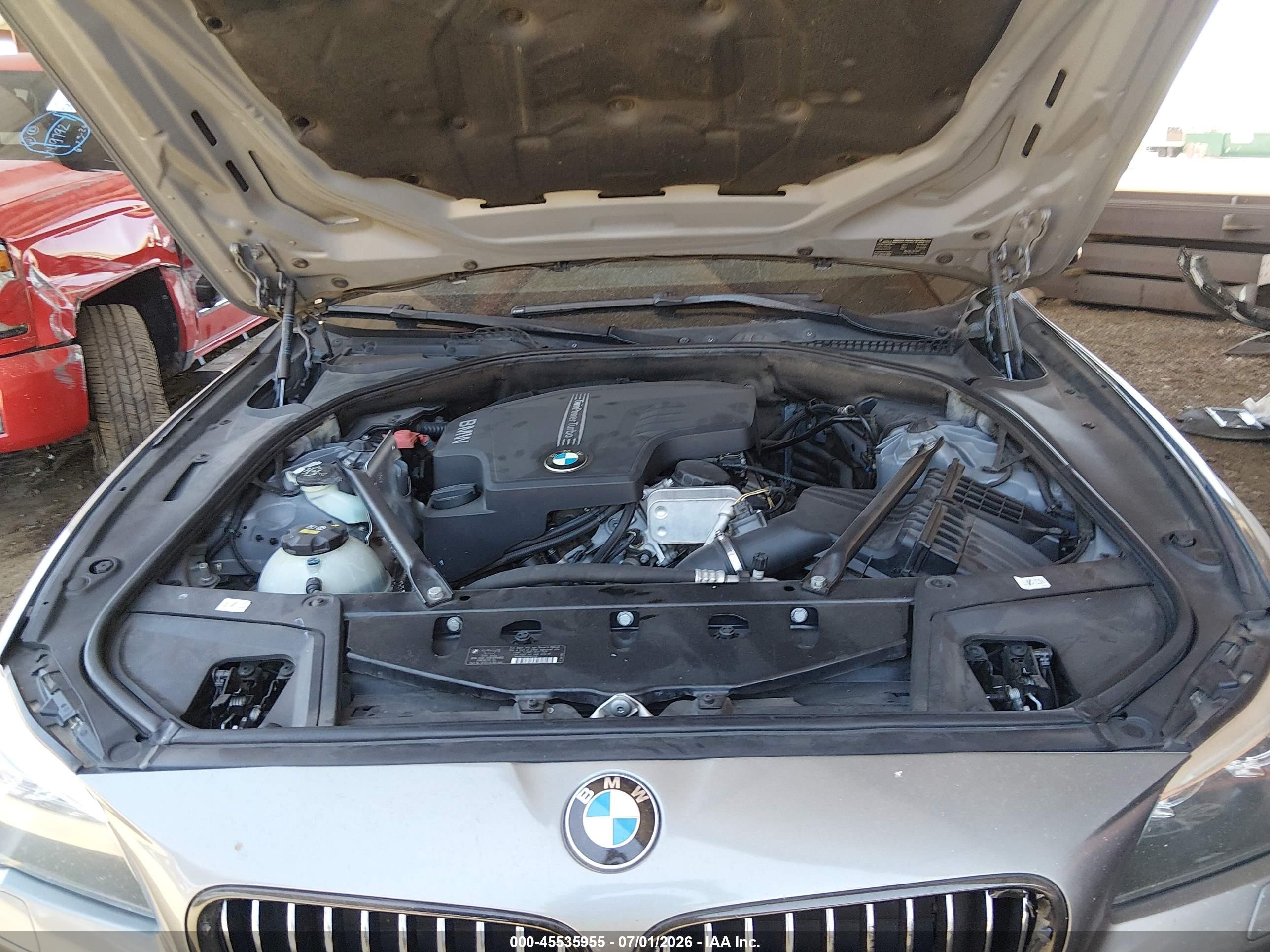 2014 Bmw 528i   Gray vin: WBA5A5C59ED506981