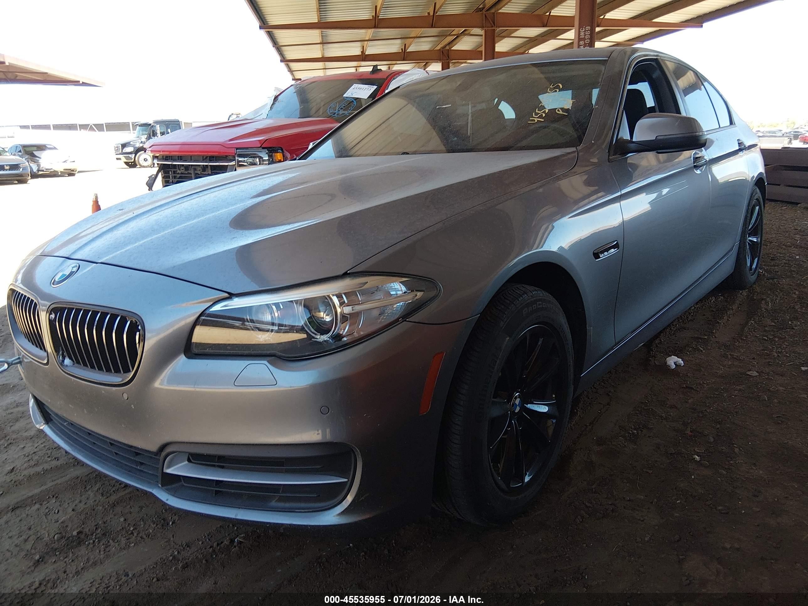 2014 Bmw 528i   Gray vin: WBA5A5C59ED506981