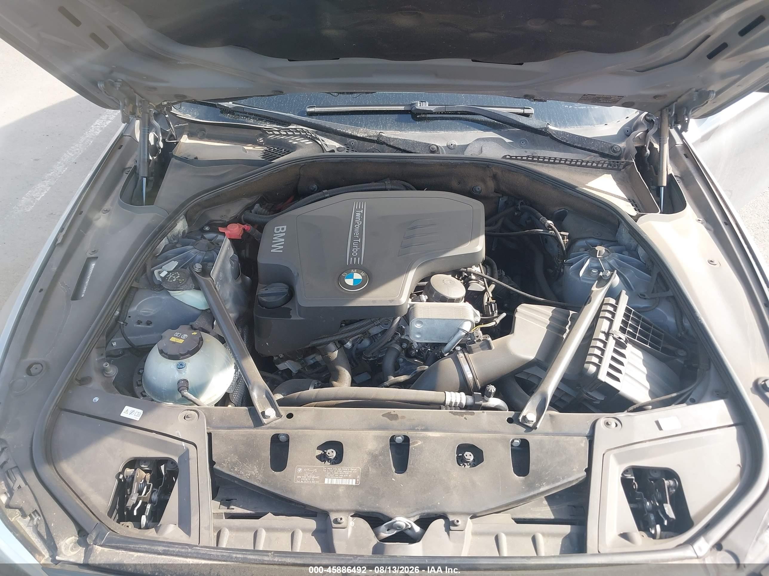 2014 Bmw 528i   Silver vin: WBA5A5C59ED506981
