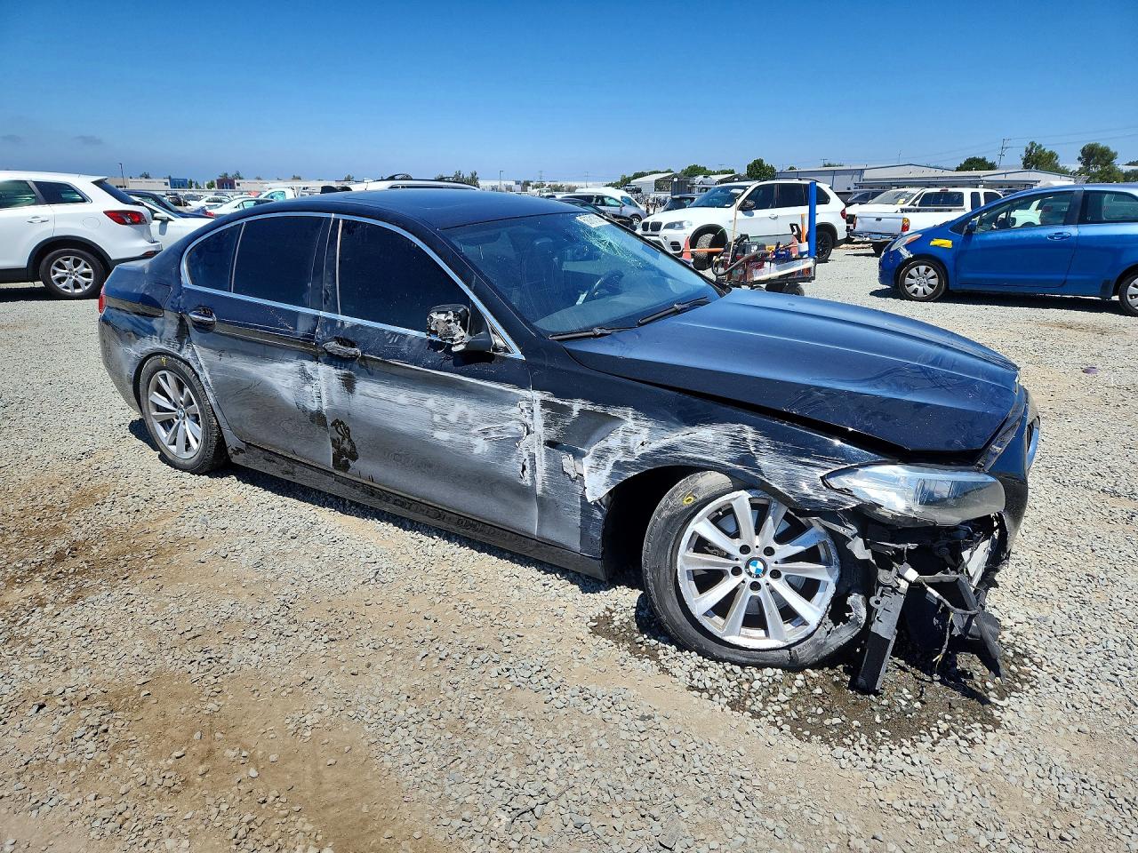 2014 Bmw 528 I Black vin: WBA5A5C59ED508603