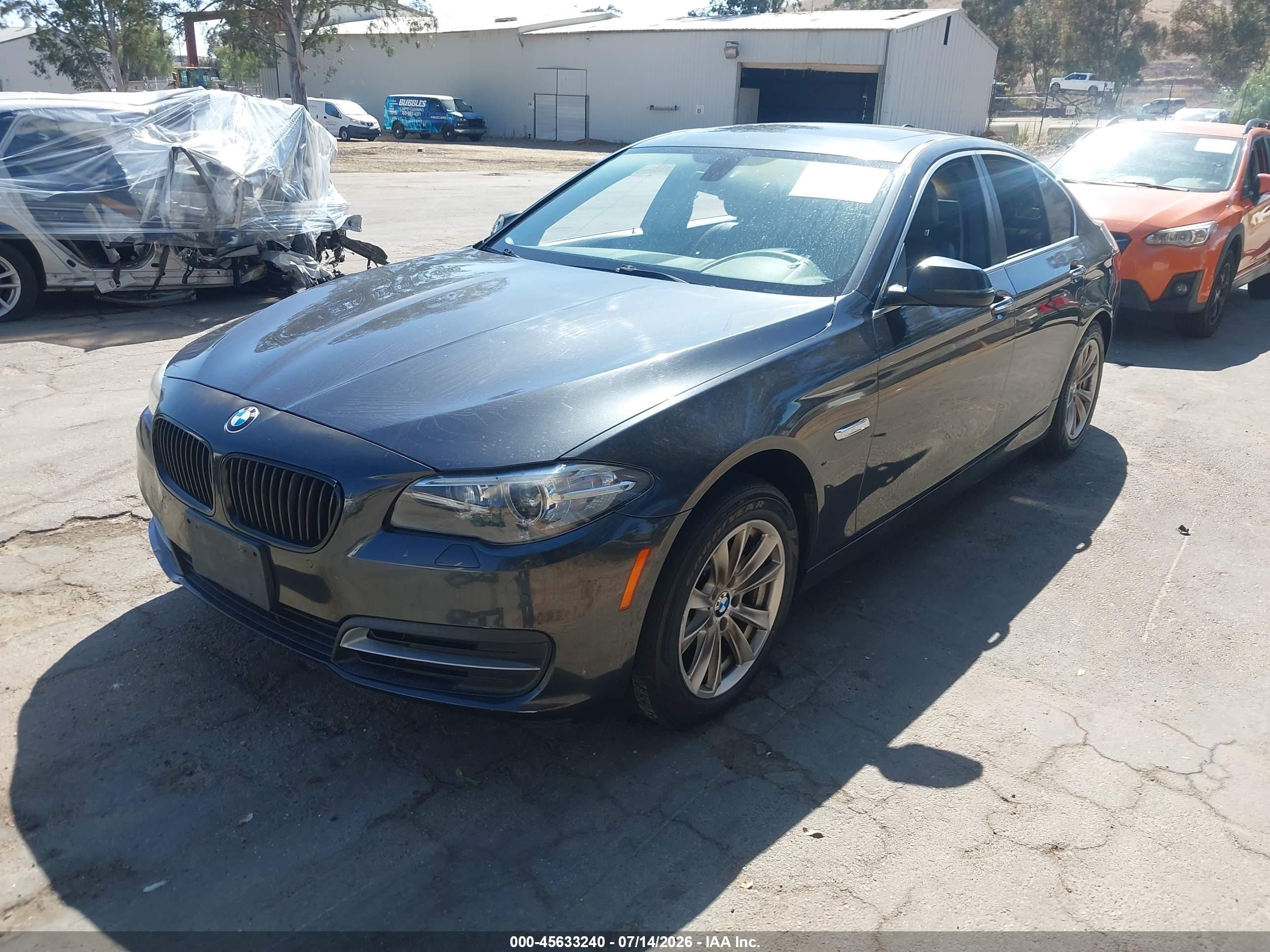 2014 Bmw 528i   Черный vin: WBA5A5C59ED510450