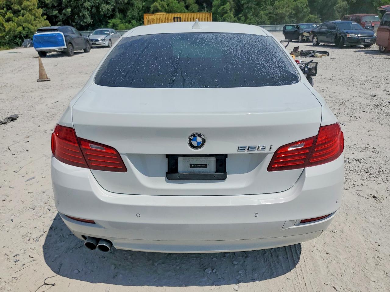 2015 Bmw 528 I White vin: WBA5A5C59FD515830