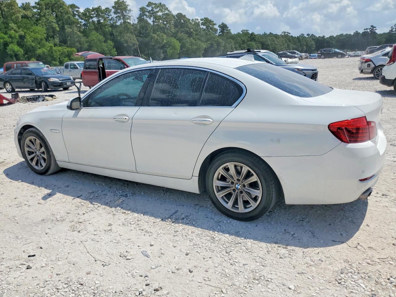 2015 Bmw 528 I White vin: WBA5A5C59FD515830
