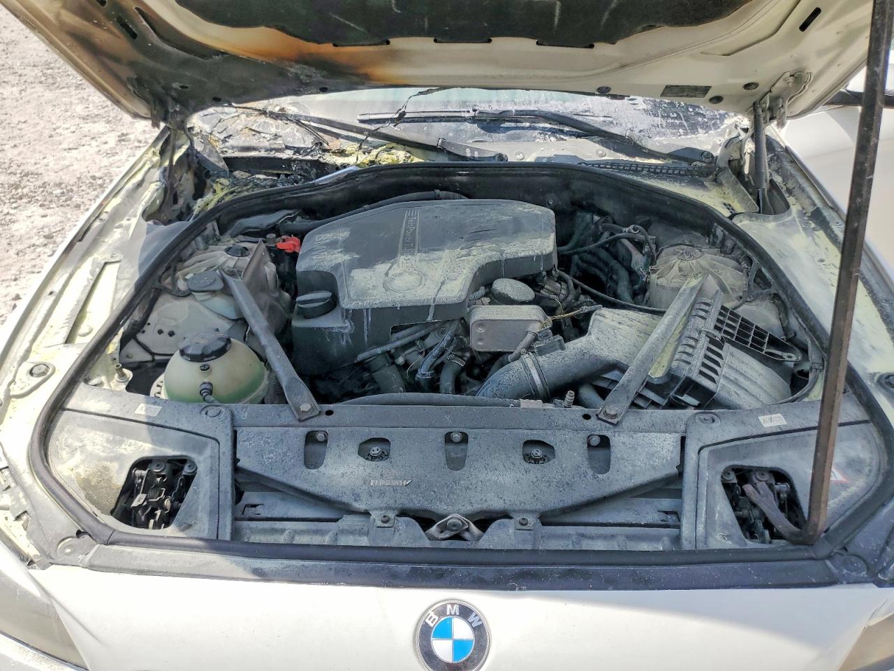 2015 Bmw 528 I White vin: WBA5A5C59FD515830