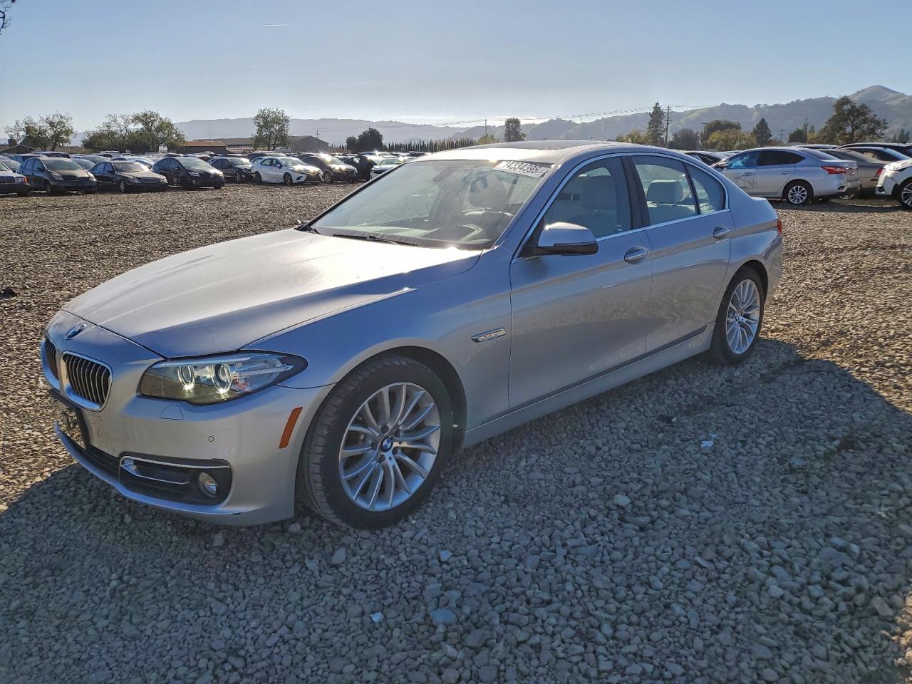 2015 Bmw 528 I Silver vin: WBA5A5C59FD517089