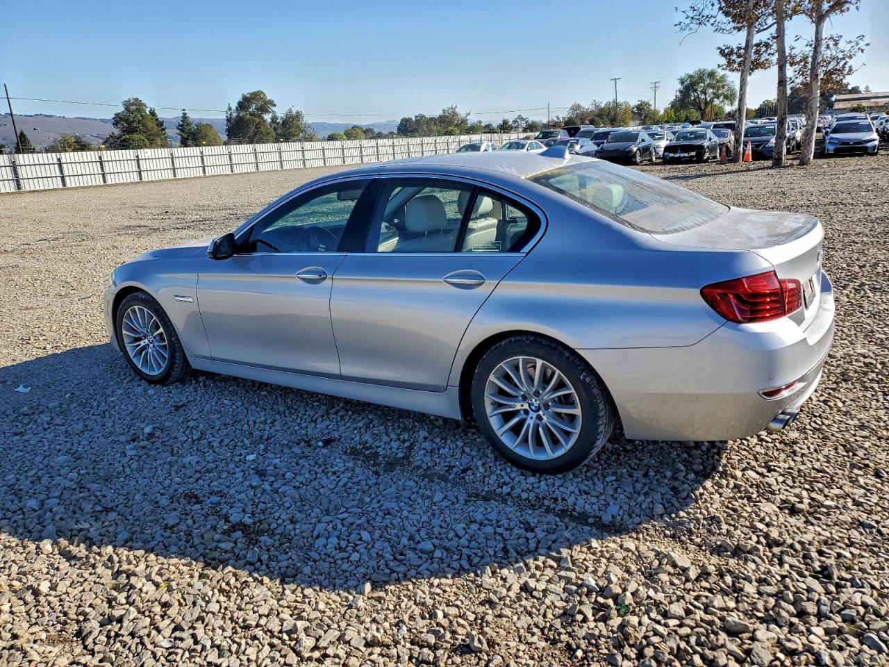 2015 Bmw 528 I Silver vin: WBA5A5C59FD517089