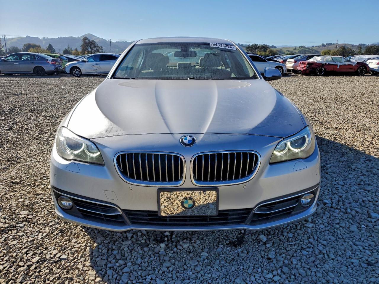 2015 Bmw 528 I Silver vin: WBA5A5C59FD517089