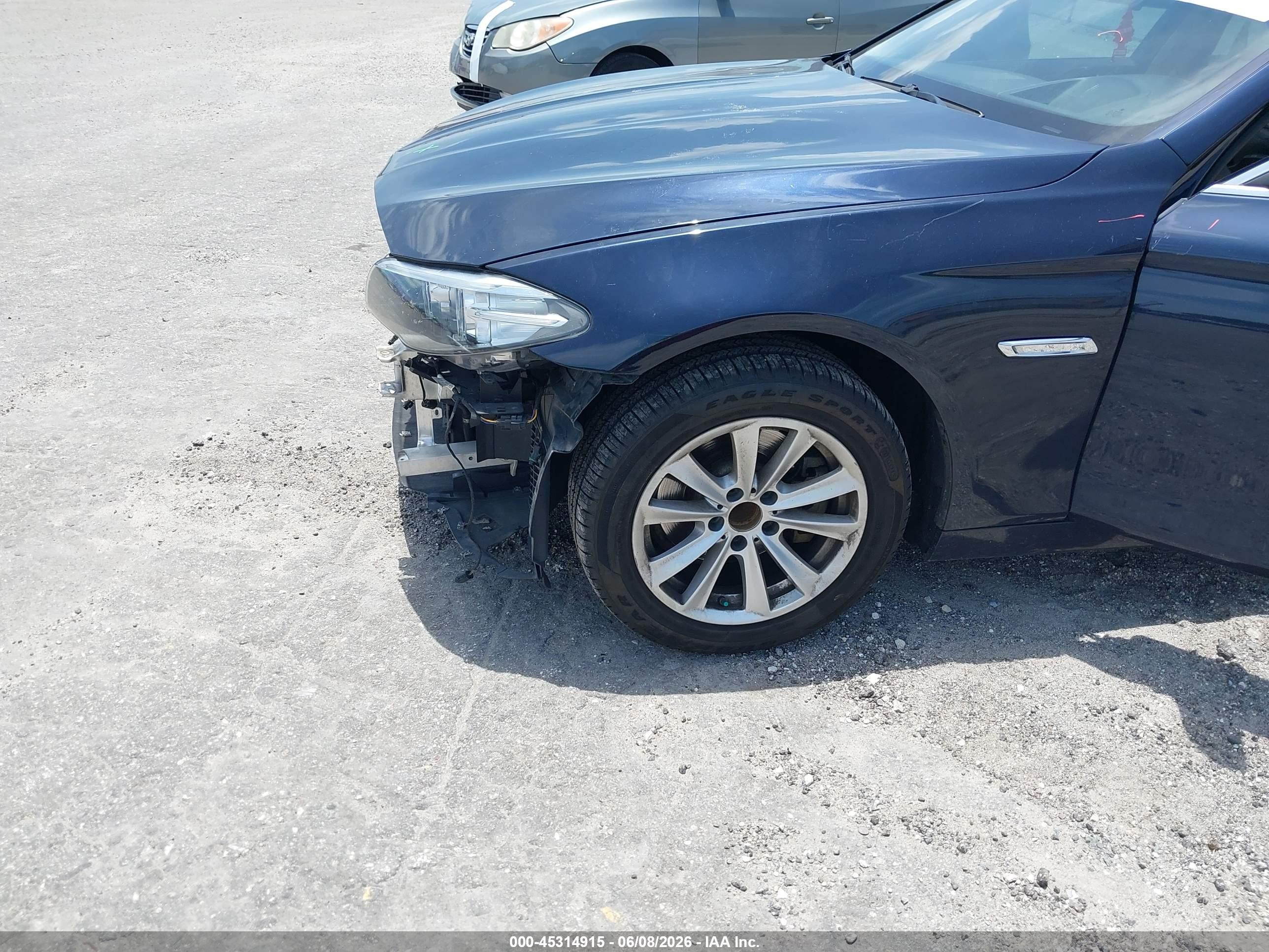 2015 Bmw 528i   Dark Blue vin: WBA5A5C59FD517822