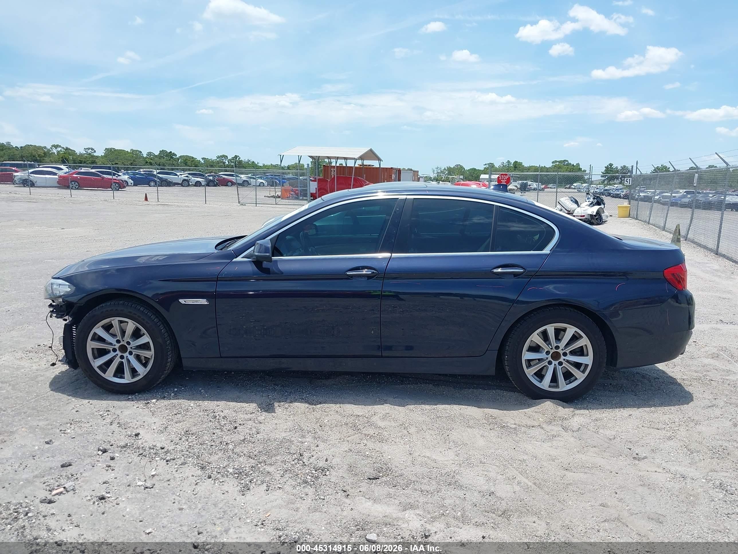2015 Bmw 528i   Dark Blue vin: WBA5A5C59FD517822