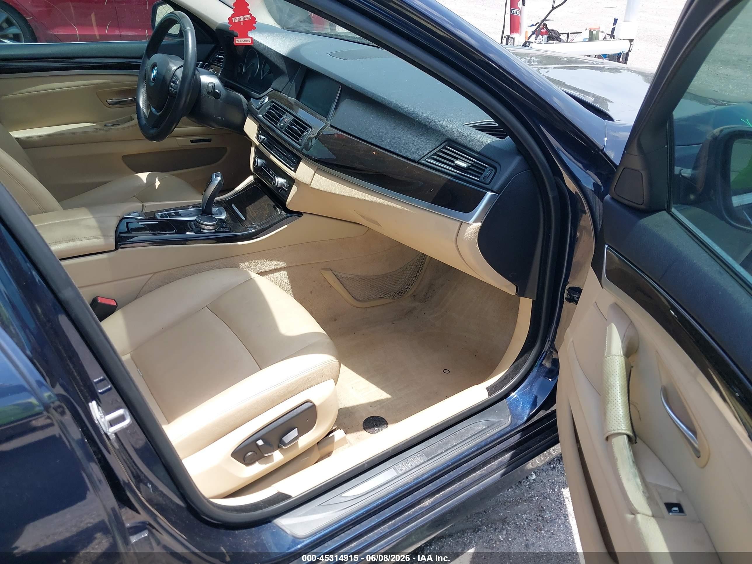 2015 Bmw 528i   Dark Blue vin: WBA5A5C59FD517822