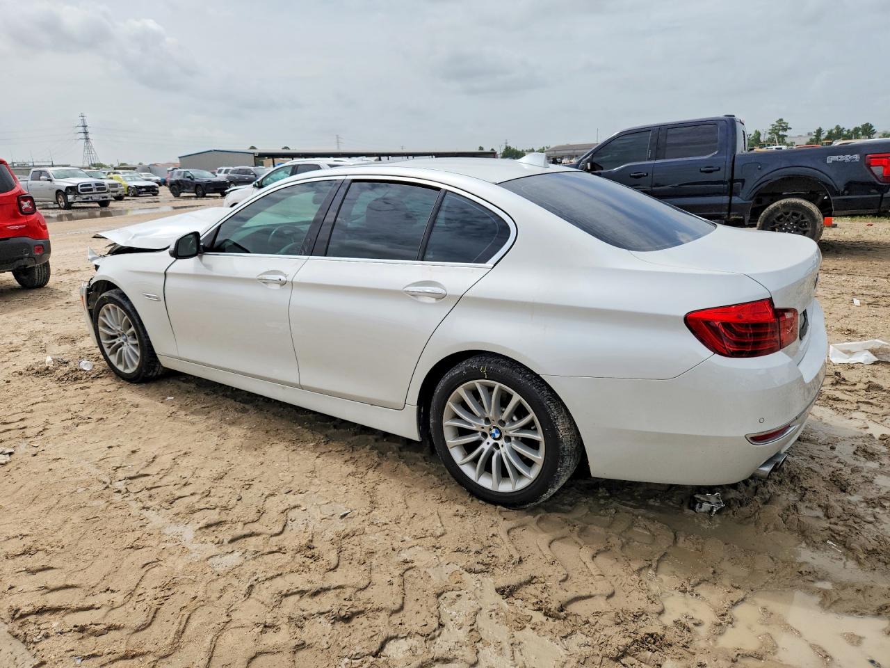 2015 Bmw 528 I White vin: WBA5A5C59FD519778