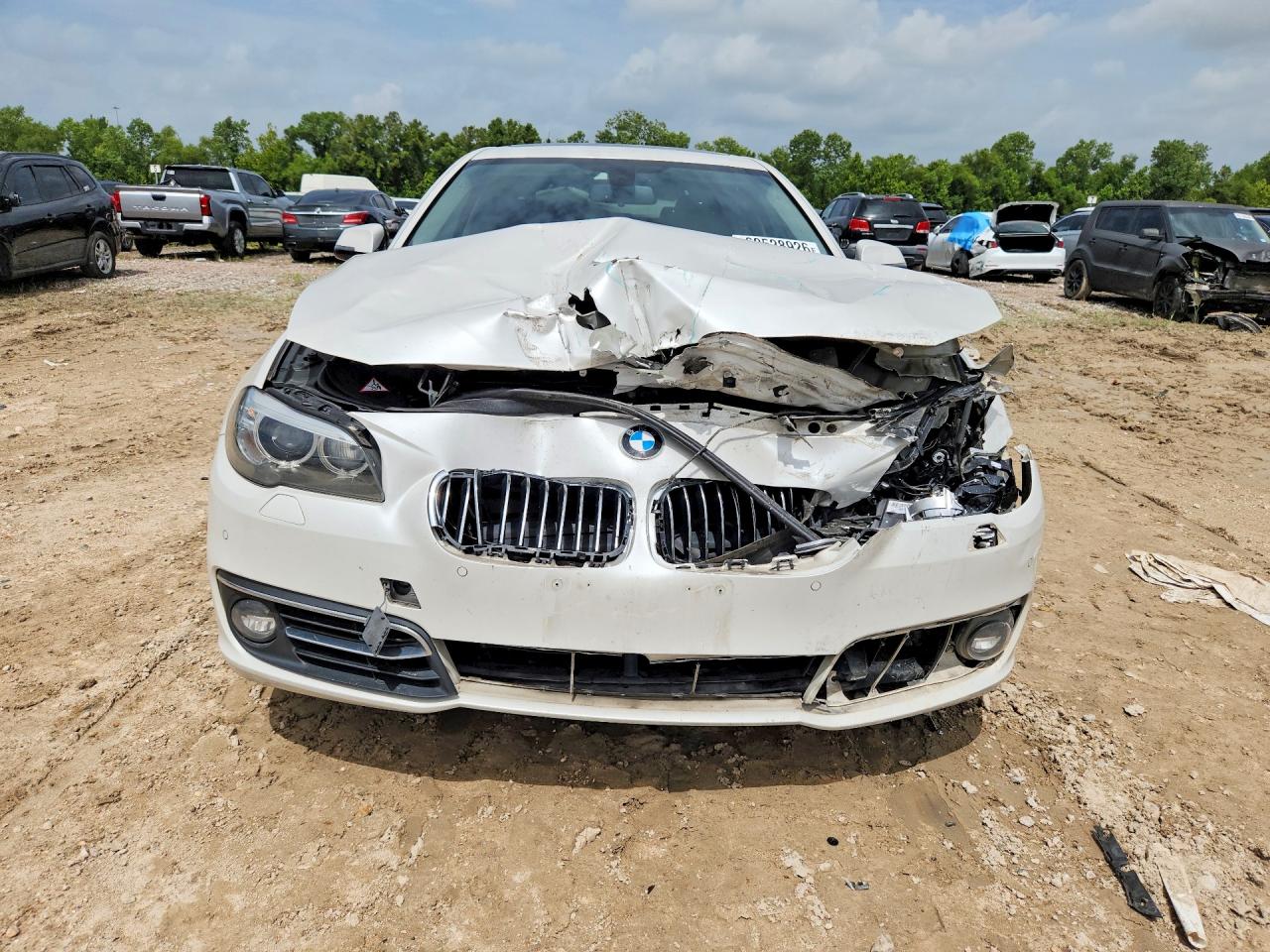 2015 Bmw 528 I White vin: WBA5A5C59FD519778