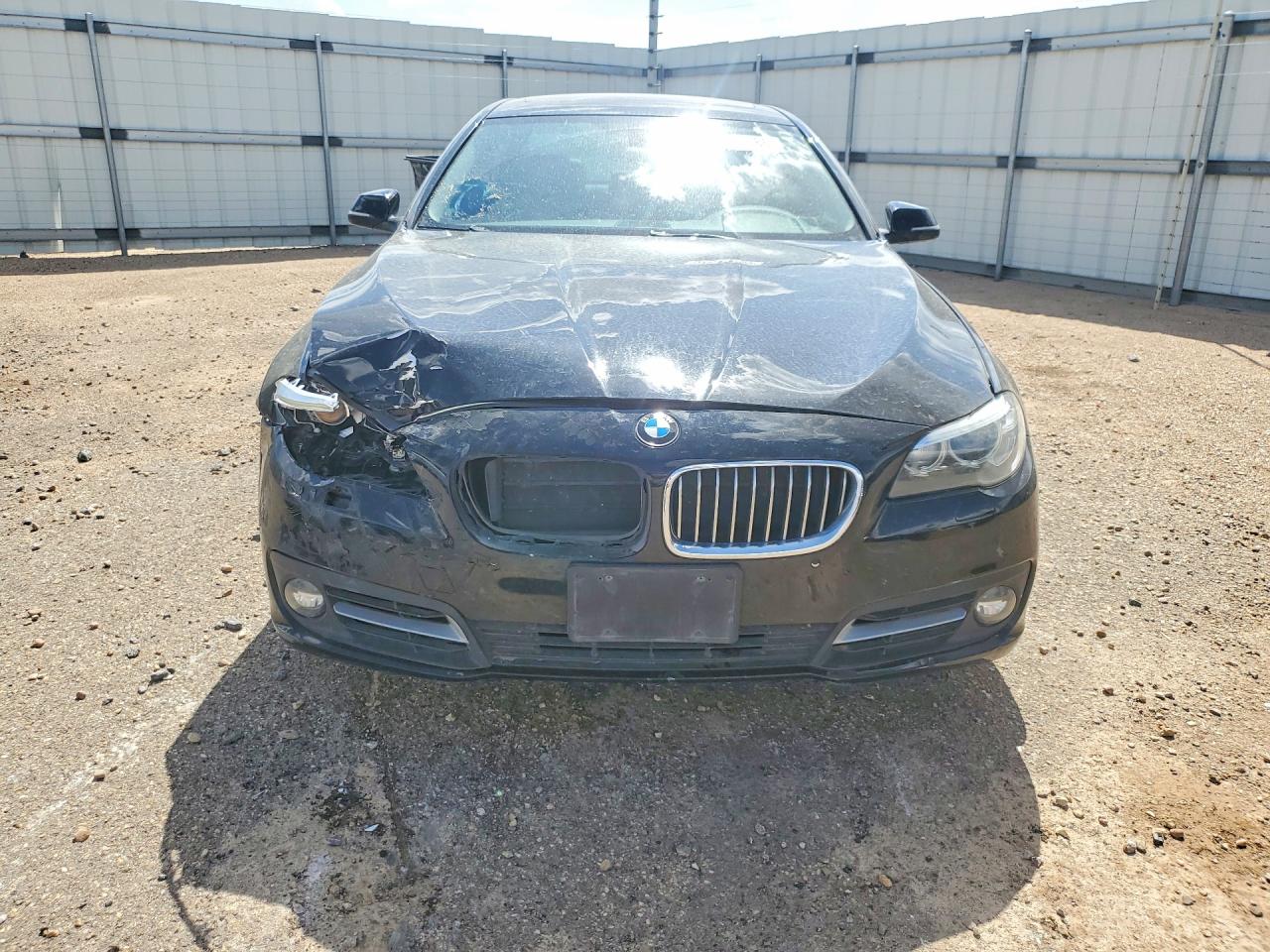 2015 Bmw 528 I Черный vin: WBA5A5C59FD520610