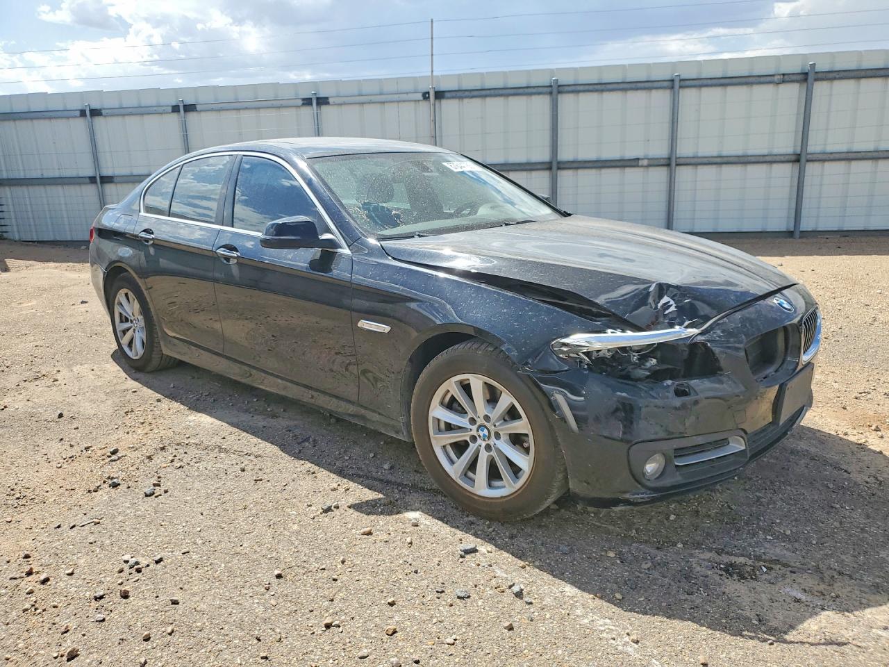 2015 Bmw 528 I Черный vin: WBA5A5C59FD520610