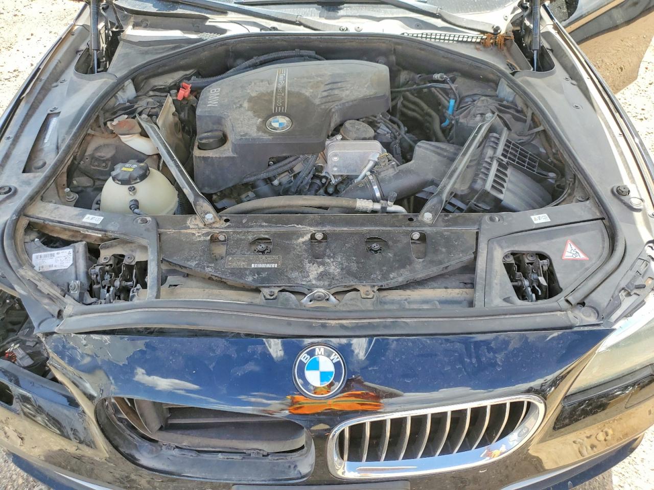 2015 Bmw 528 I Черный vin: WBA5A5C59FD520610