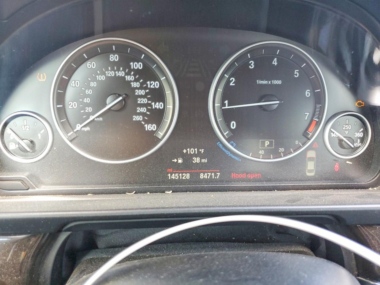 2015 Bmw 528 I Черный vin: WBA5A5C59FD520610
