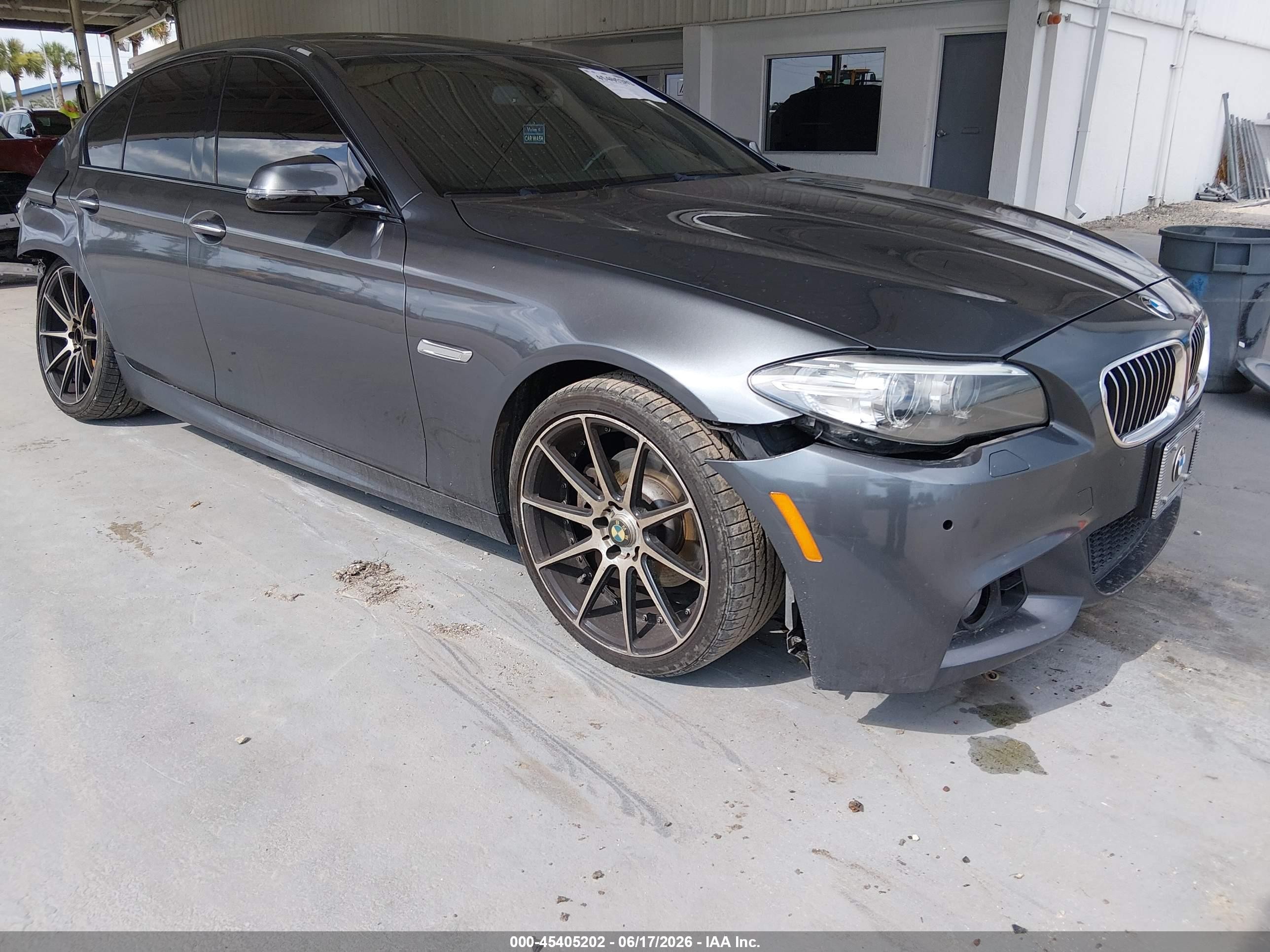 2015 Bmw 528i   Серый vin: WBA5A5C59FD522812