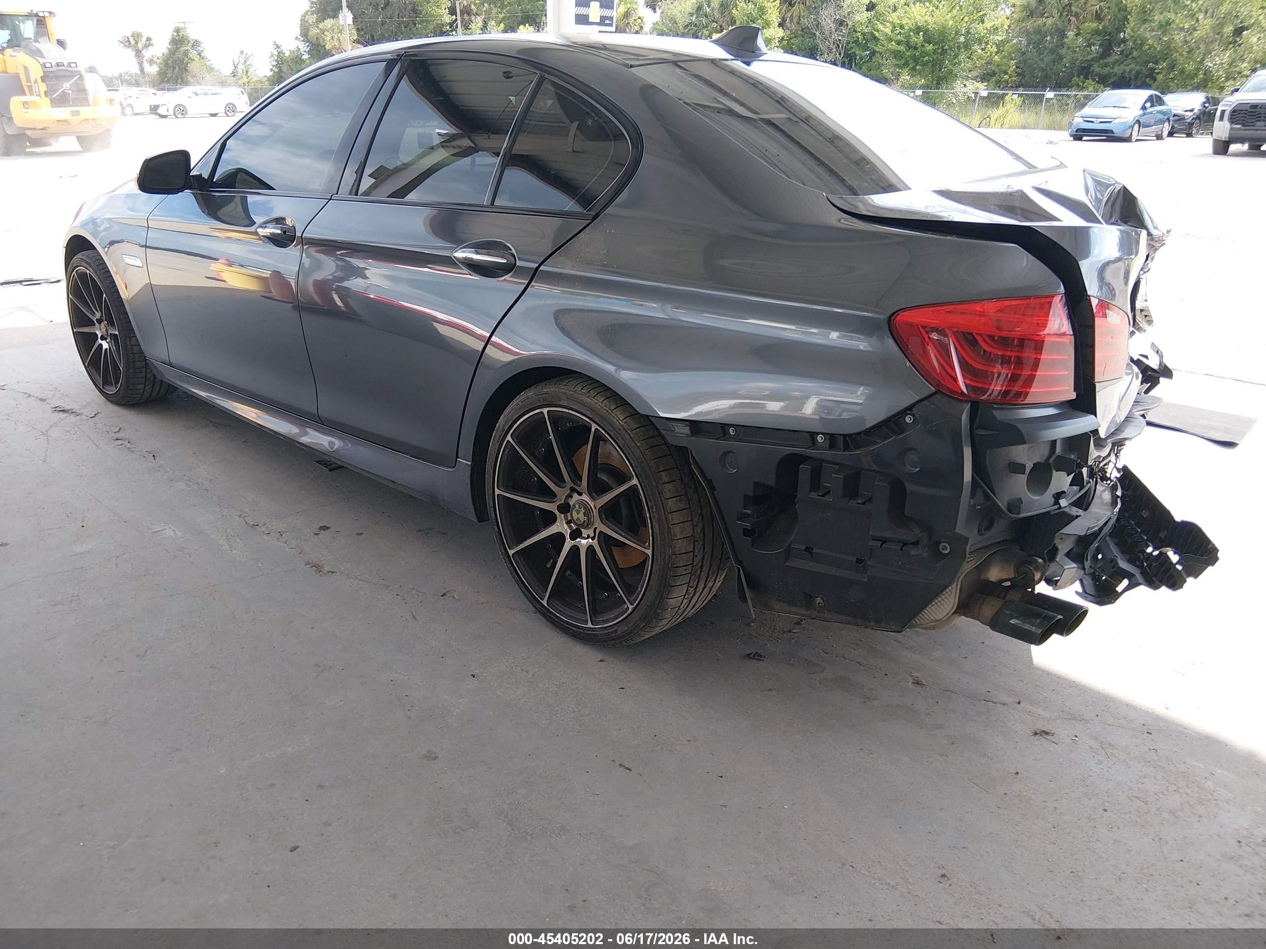 2015 Bmw 528i   Gray vin: WBA5A5C59FD522812