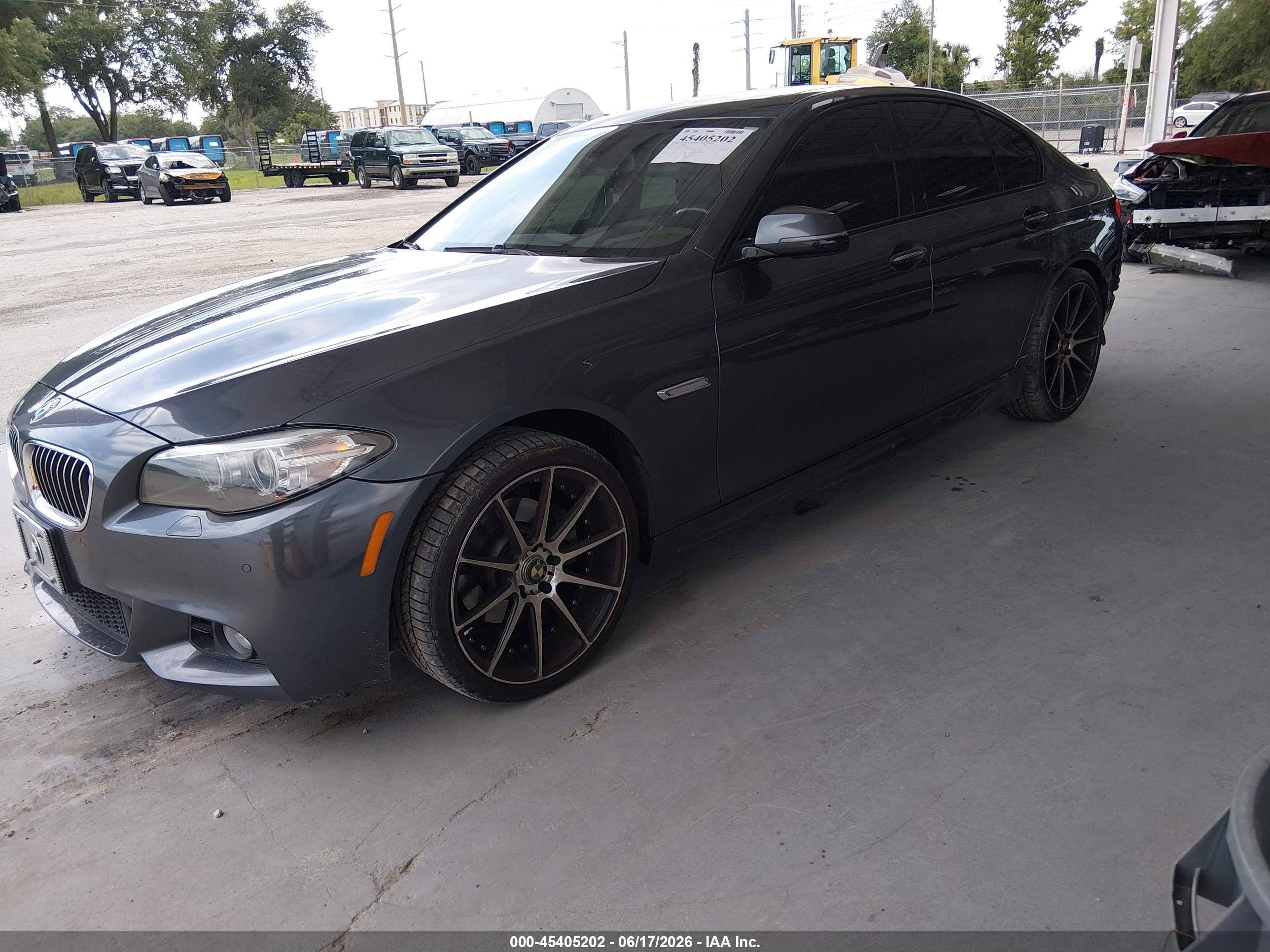 2015 Bmw 528i   Gray vin: WBA5A5C59FD522812