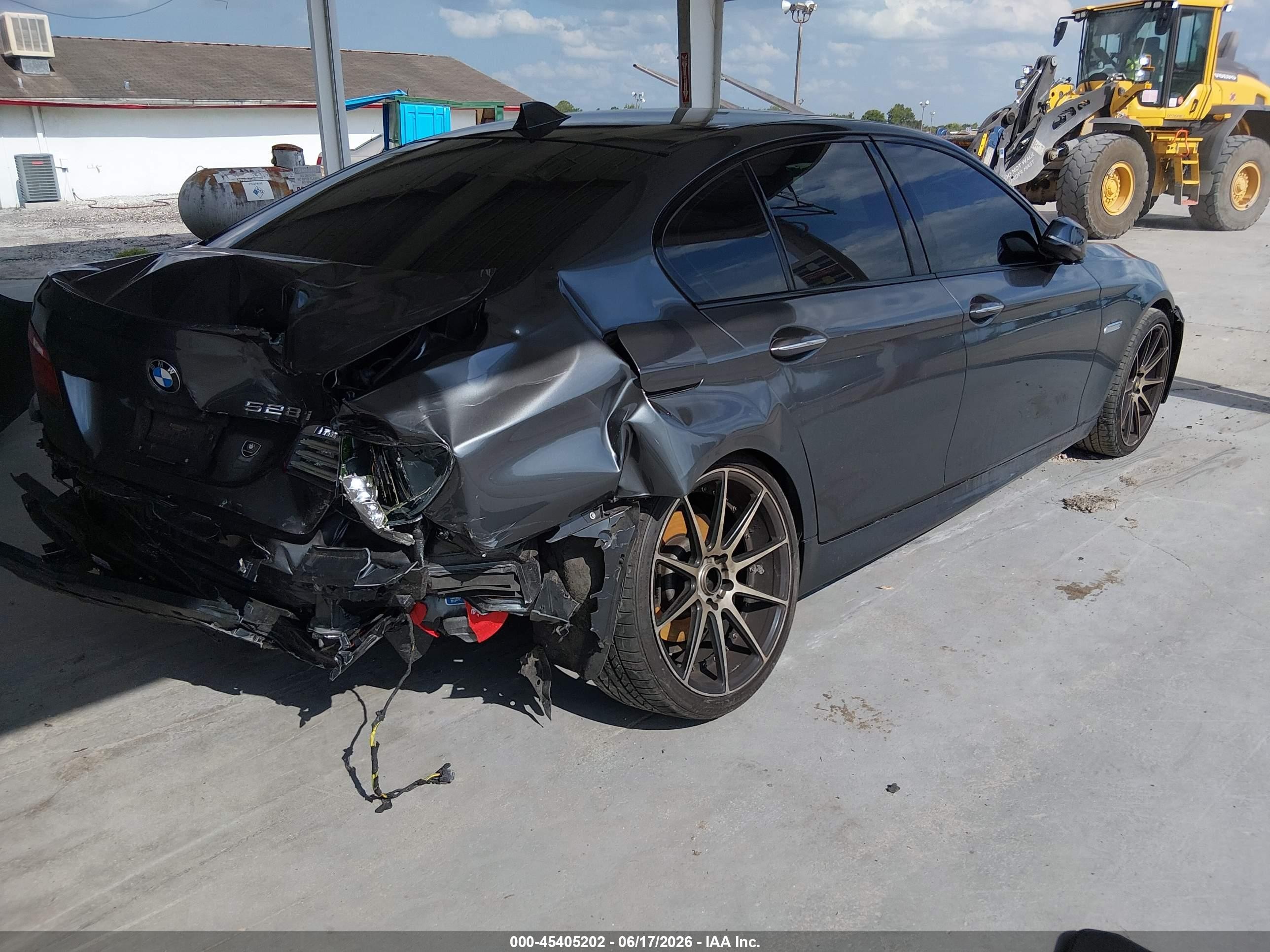 2015 Bmw 528i   Gray vin: WBA5A5C59FD522812