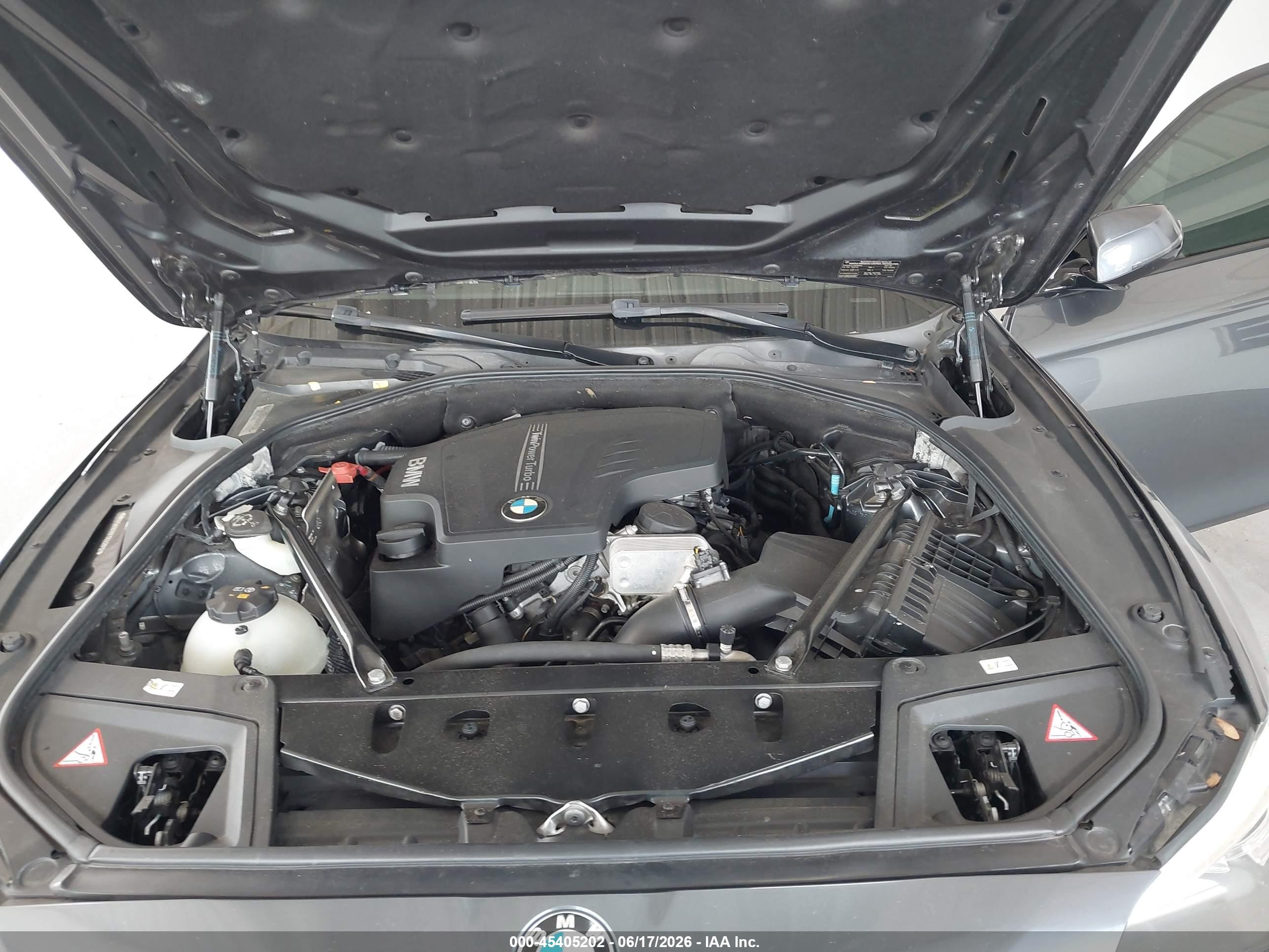 2015 Bmw 528i   Gray vin: WBA5A5C59FD522812