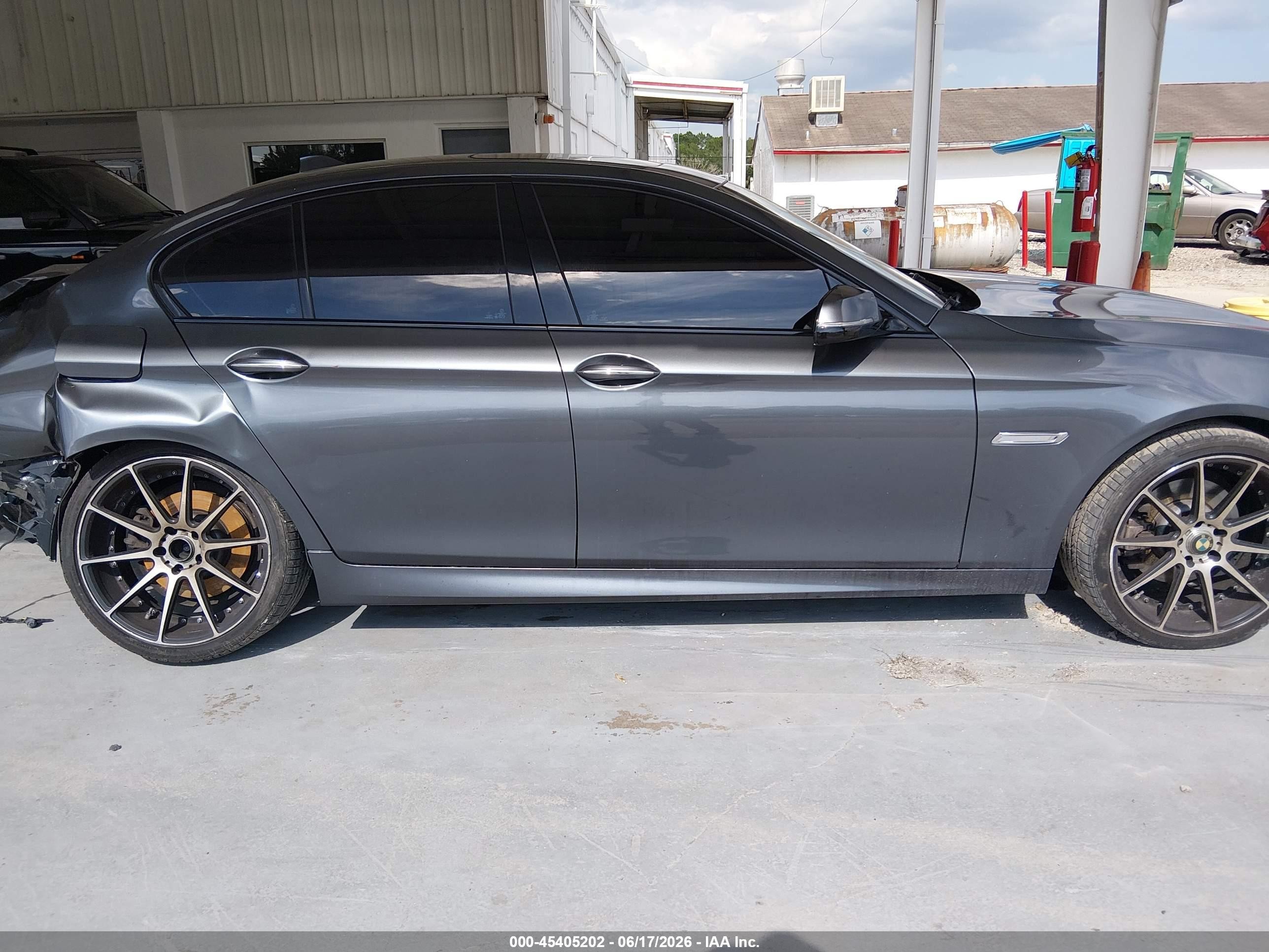 2015 Bmw 528i   Gray vin: WBA5A5C59FD522812