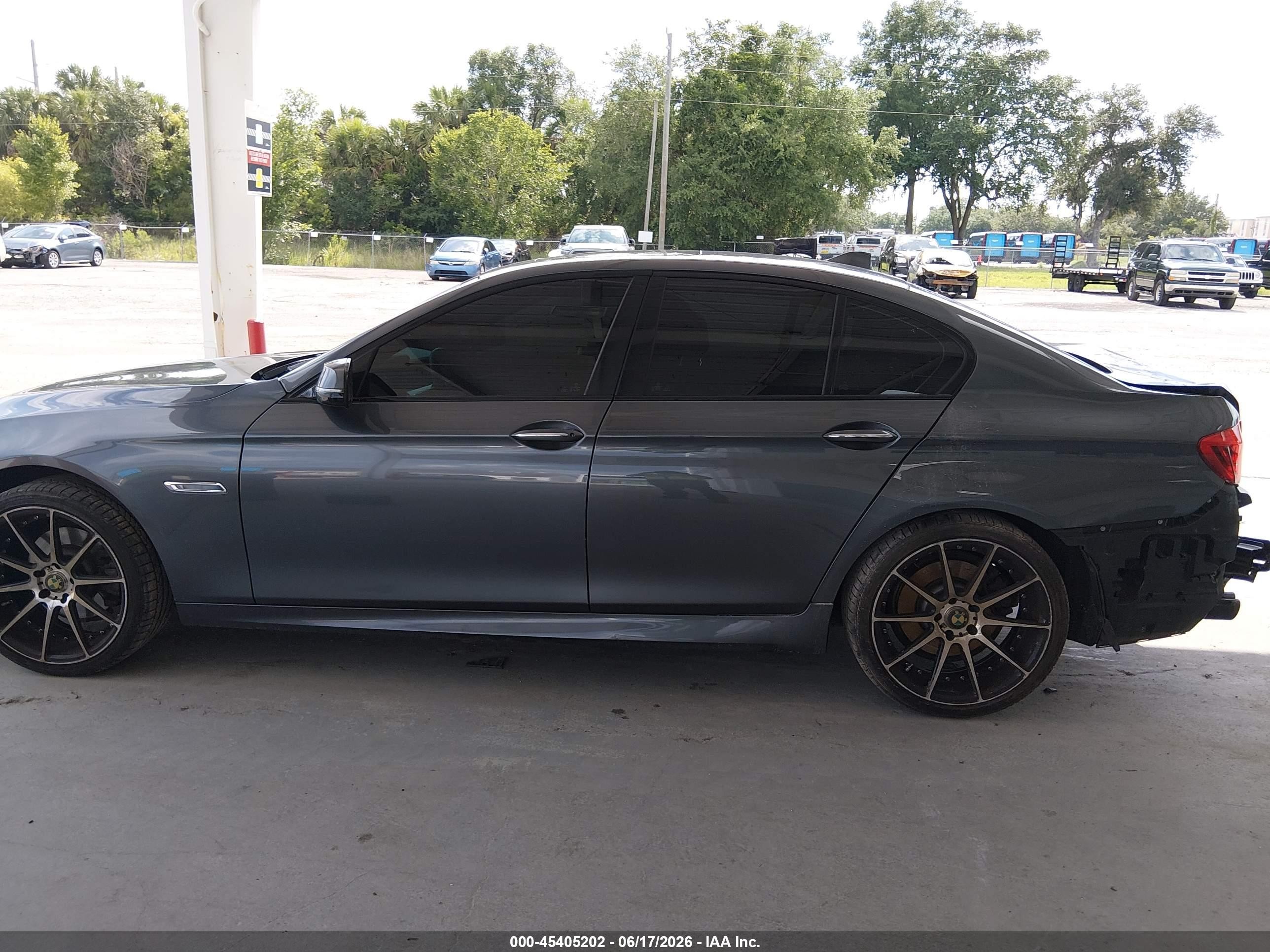 2015 Bmw 528i   Gray vin: WBA5A5C59FD522812