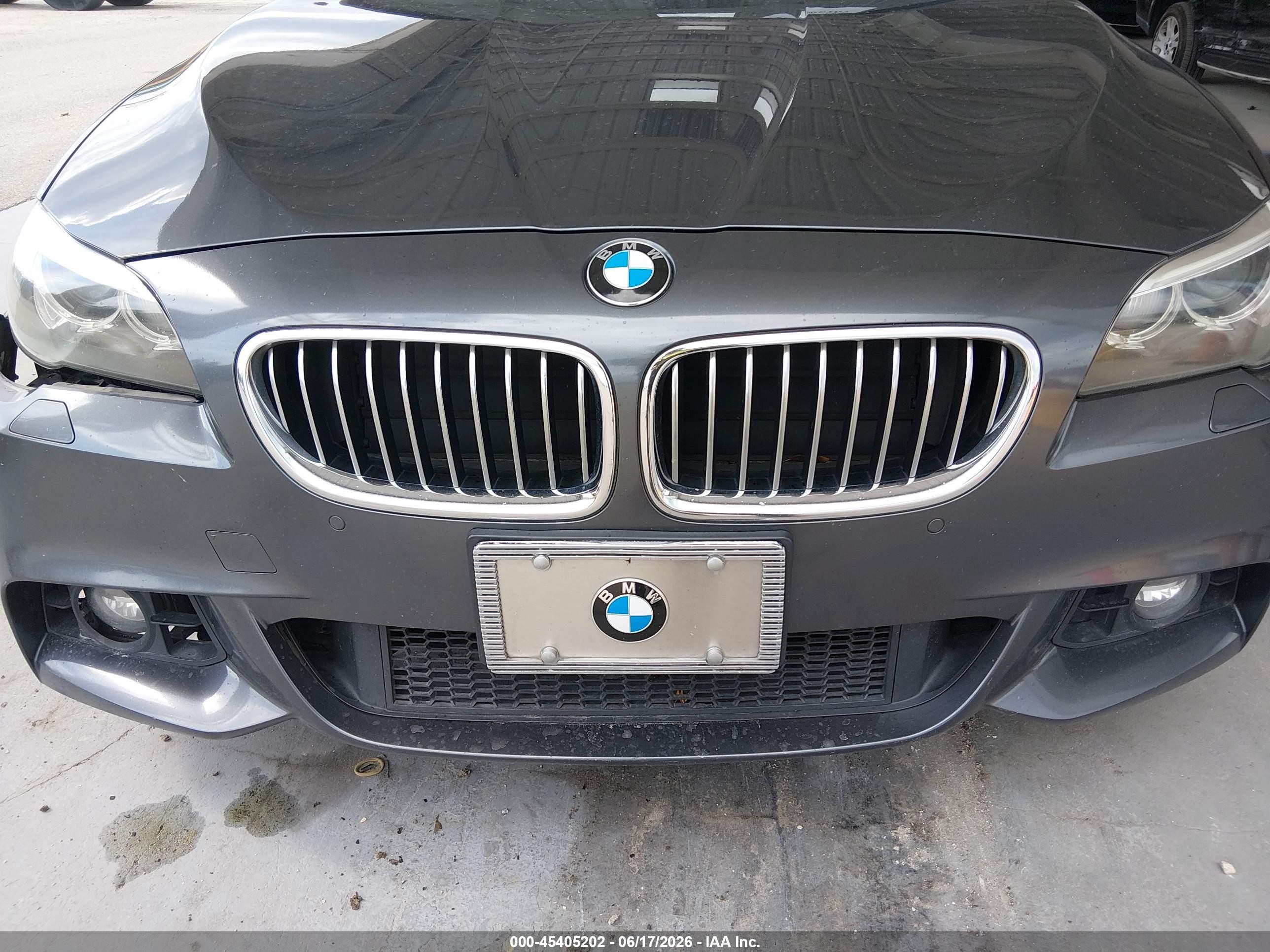 2015 Bmw 528i   Gray vin: WBA5A5C59FD522812