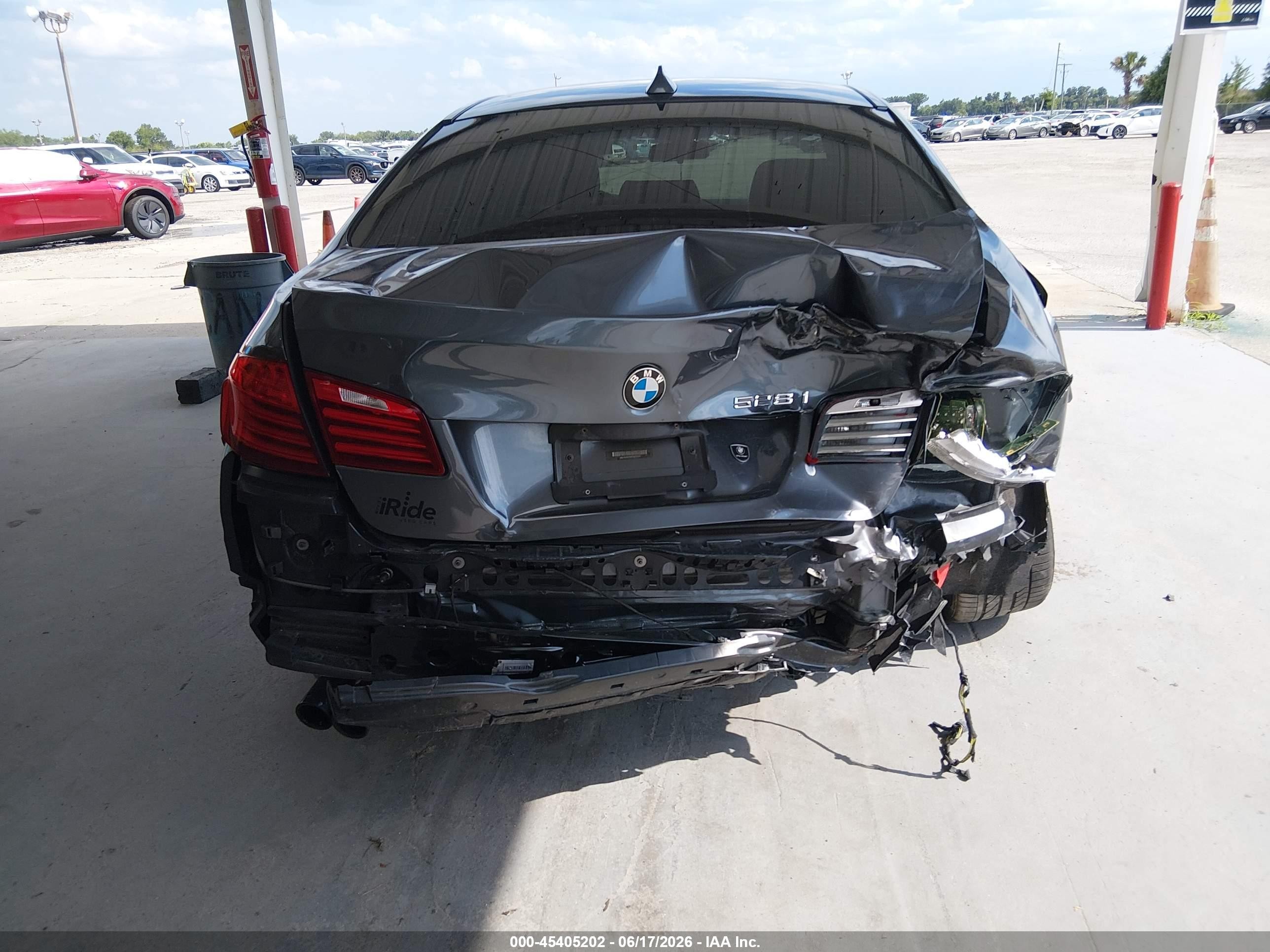 2015 Bmw 528i   Gray vin: WBA5A5C59FD522812