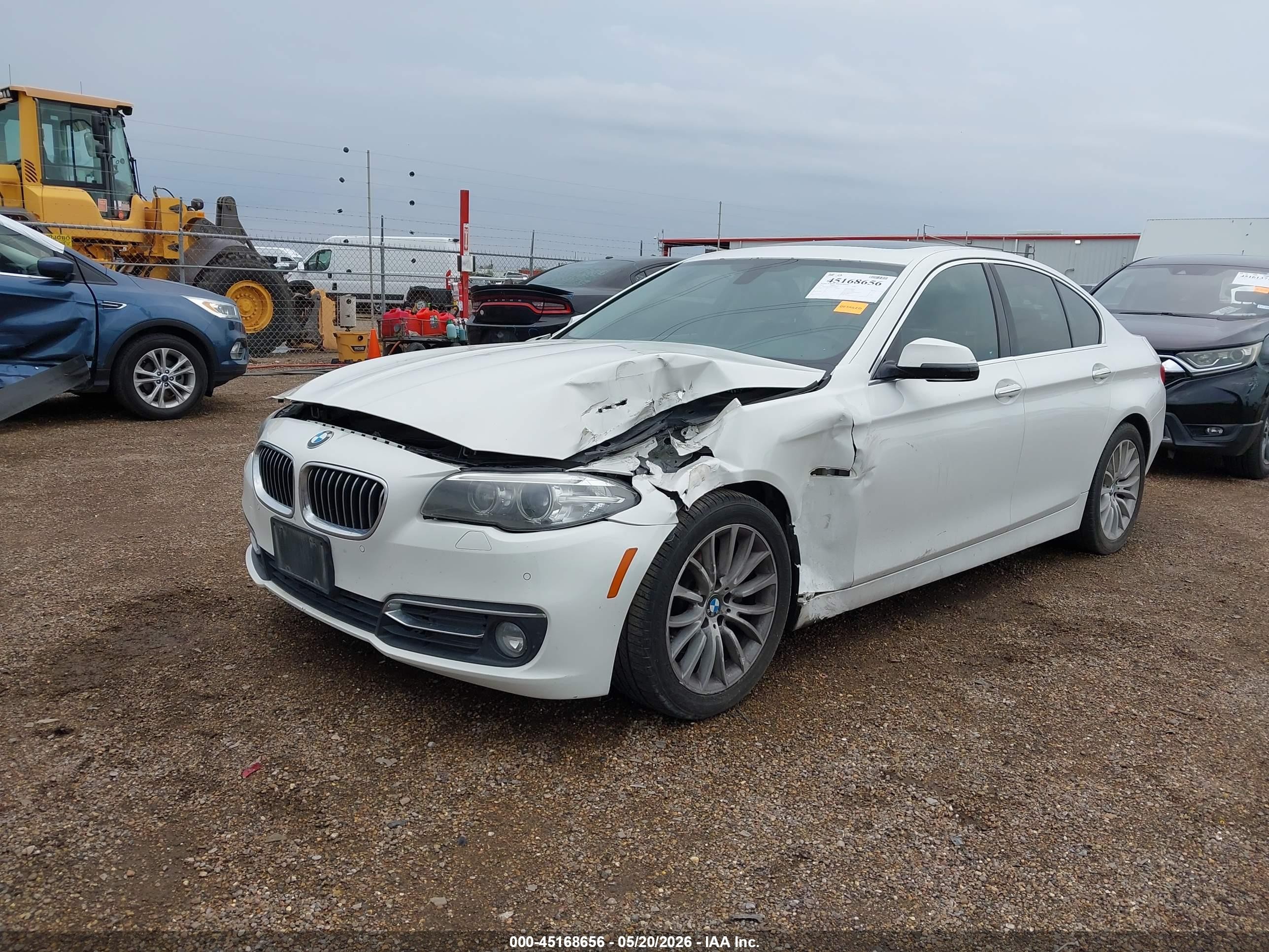 2014 Bmw 528i   Белый vin: WBA5A5C5XED501840
