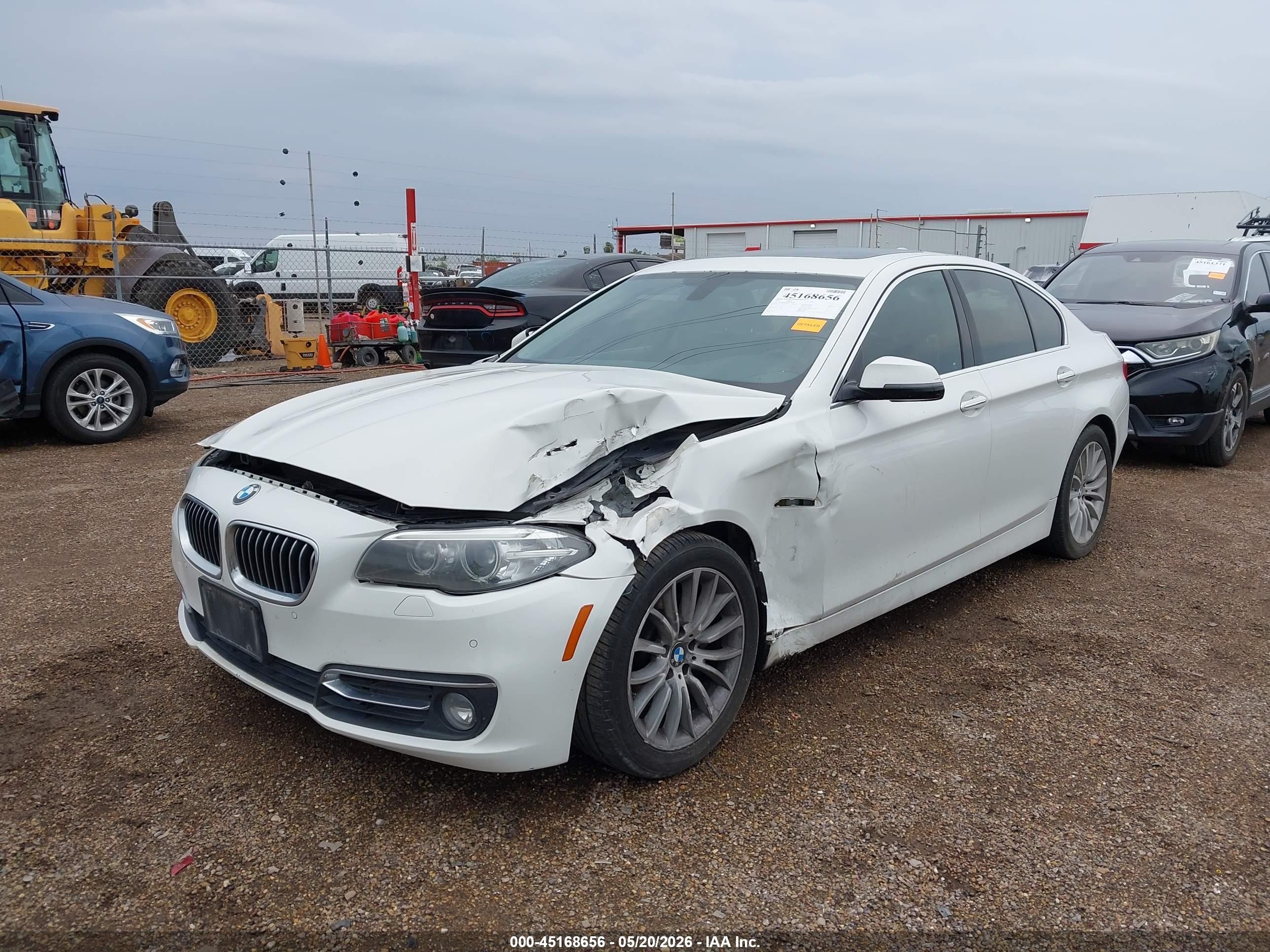2014 Bmw 528i   Белый vin: WBA5A5C5XED501840