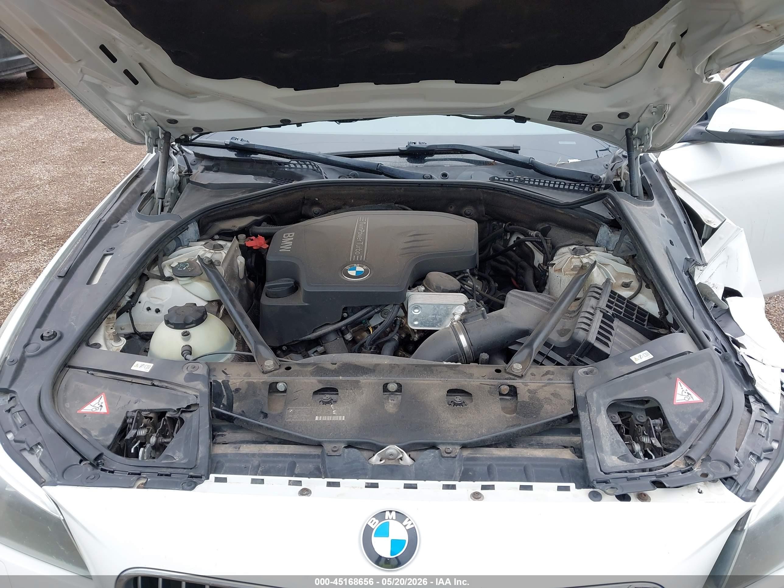 2014 Bmw 528i   Белый vin: WBA5A5C5XED501840