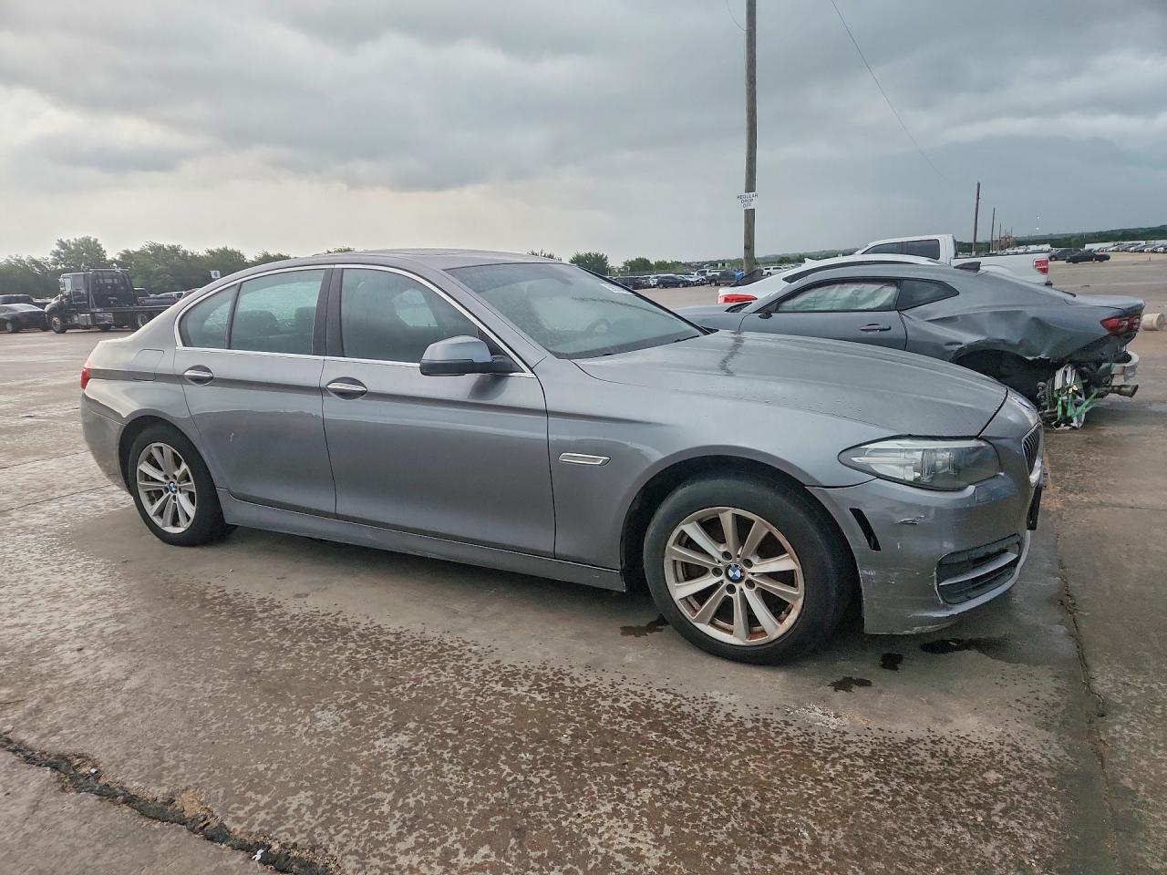 2014 Bmw 528 I Gray vin: WBA5A5C5XED502843