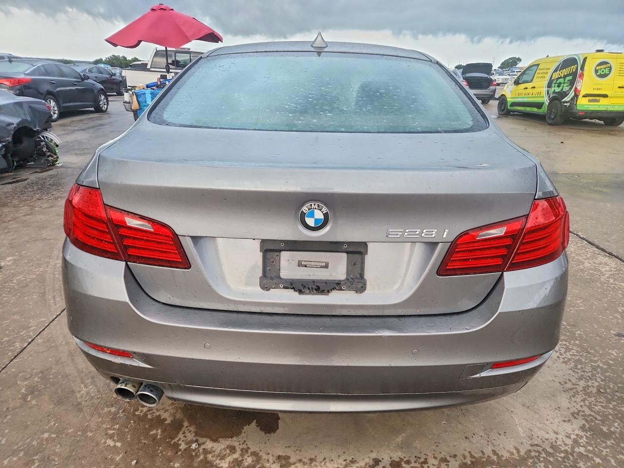 2014 Bmw 528 I Gray vin: WBA5A5C5XED502843