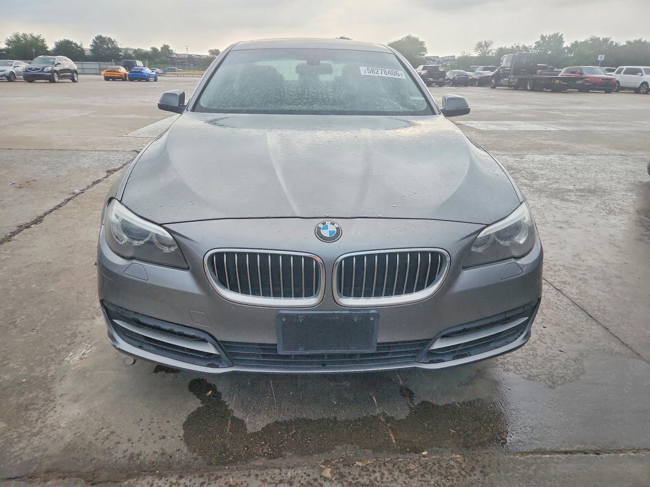 2014 Bmw 528 I Gray vin: WBA5A5C5XED502843