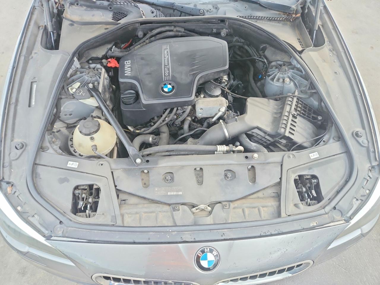 2014 Bmw 528 I Gray vin: WBA5A5C5XED502843
