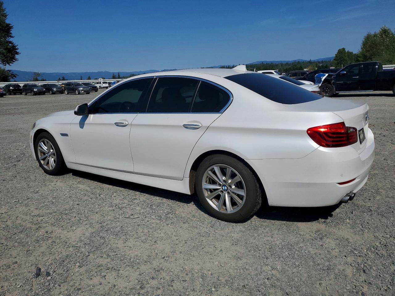 2014 Bmw 528 I White vin: WBA5A5C5XED510117