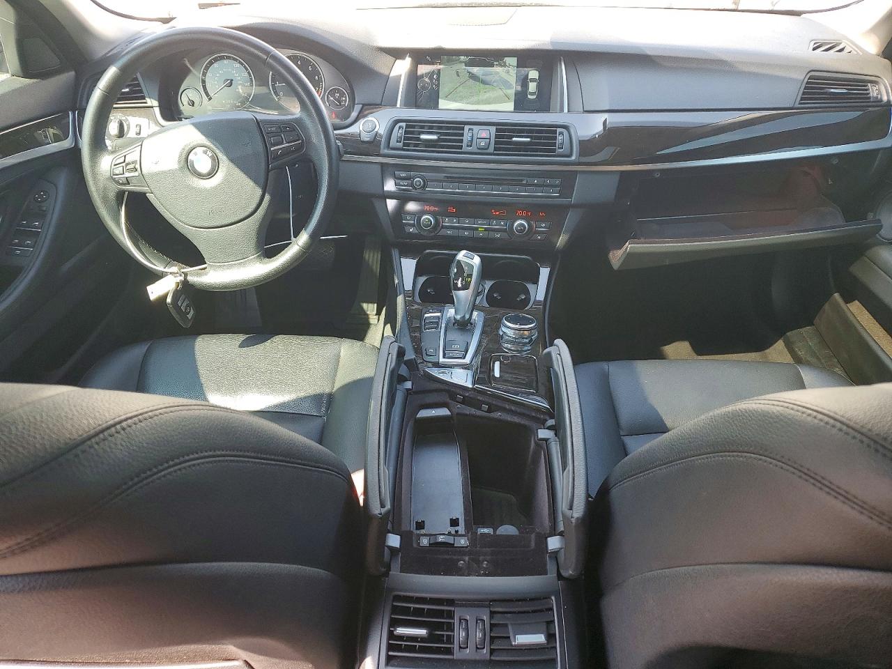 2014 Bmw 528 I White vin: WBA5A5C5XED510117