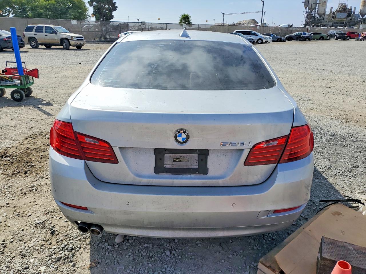 2014 Bmw 528 I Silver vin: WBA5A5C5XED510778