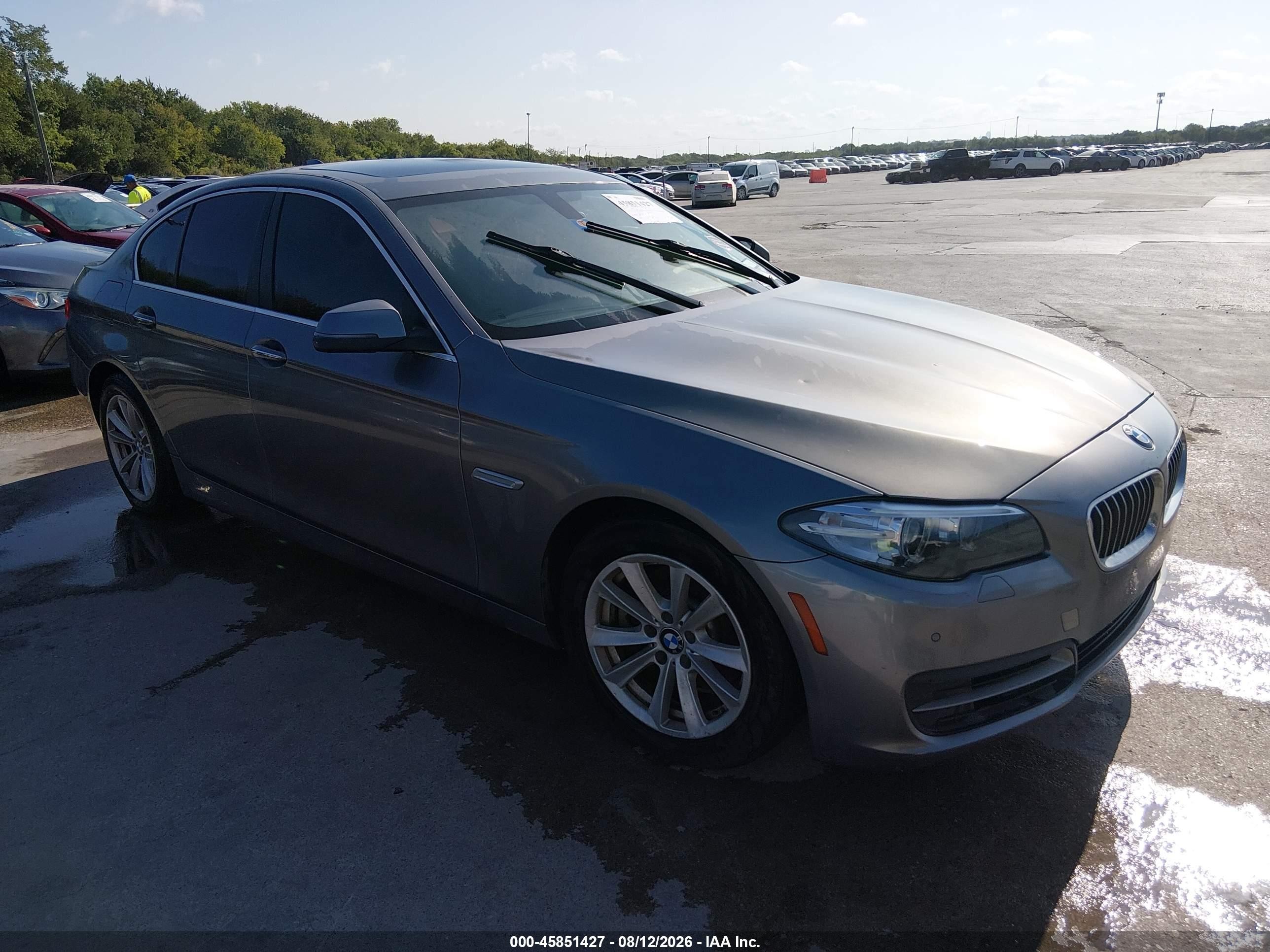 2014 Bmw 528i   Gray vin: WBA5A5C5XED511655