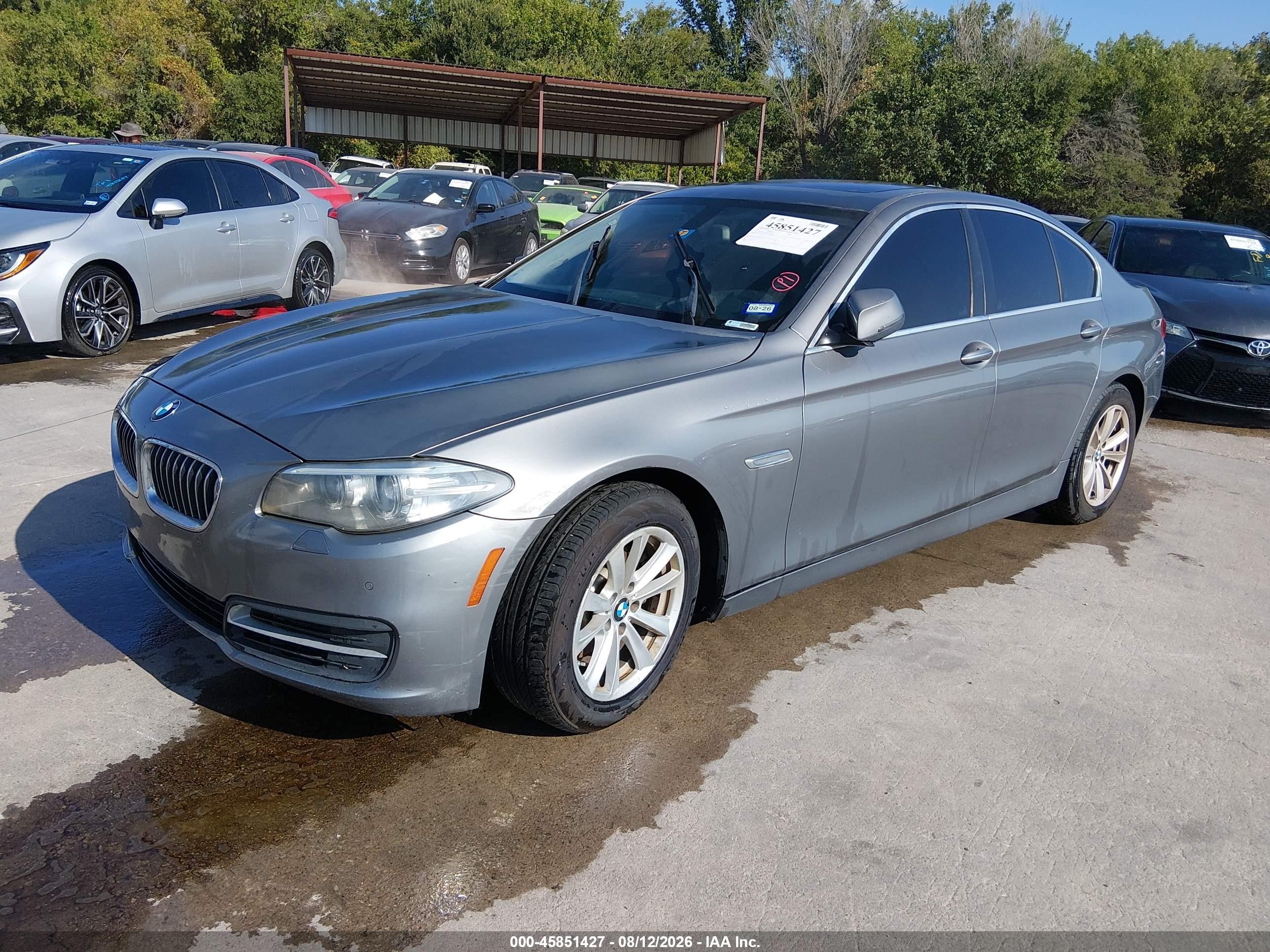 2014 Bmw 528i   Серый vin: WBA5A5C5XED511655