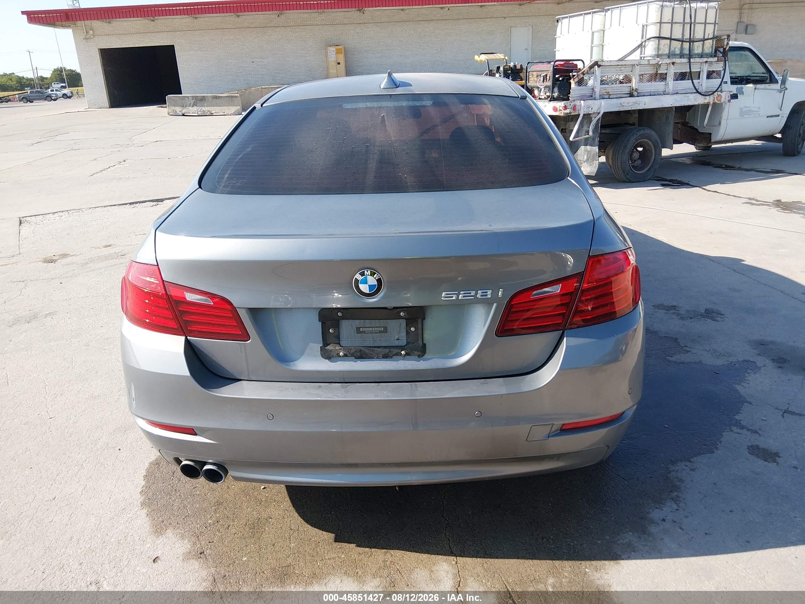2014 Bmw 528i   Серый vin: WBA5A5C5XED511655