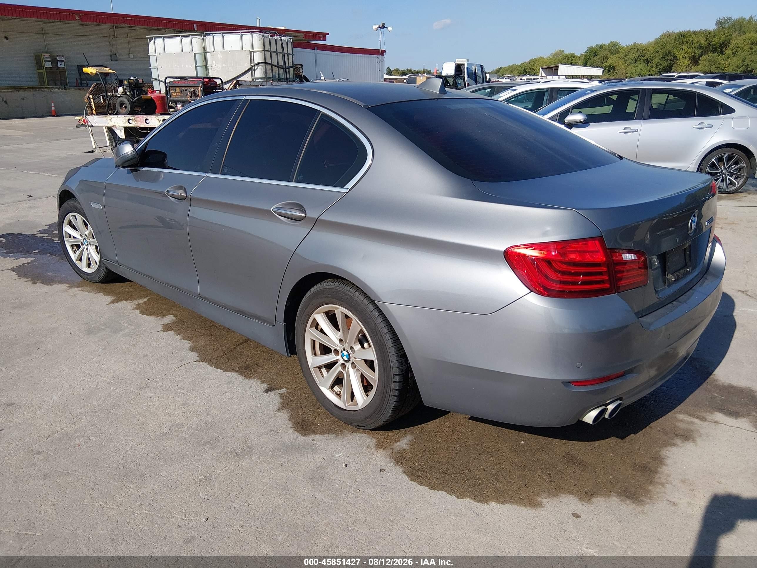 2014 Bmw 528i   Серый vin: WBA5A5C5XED511655