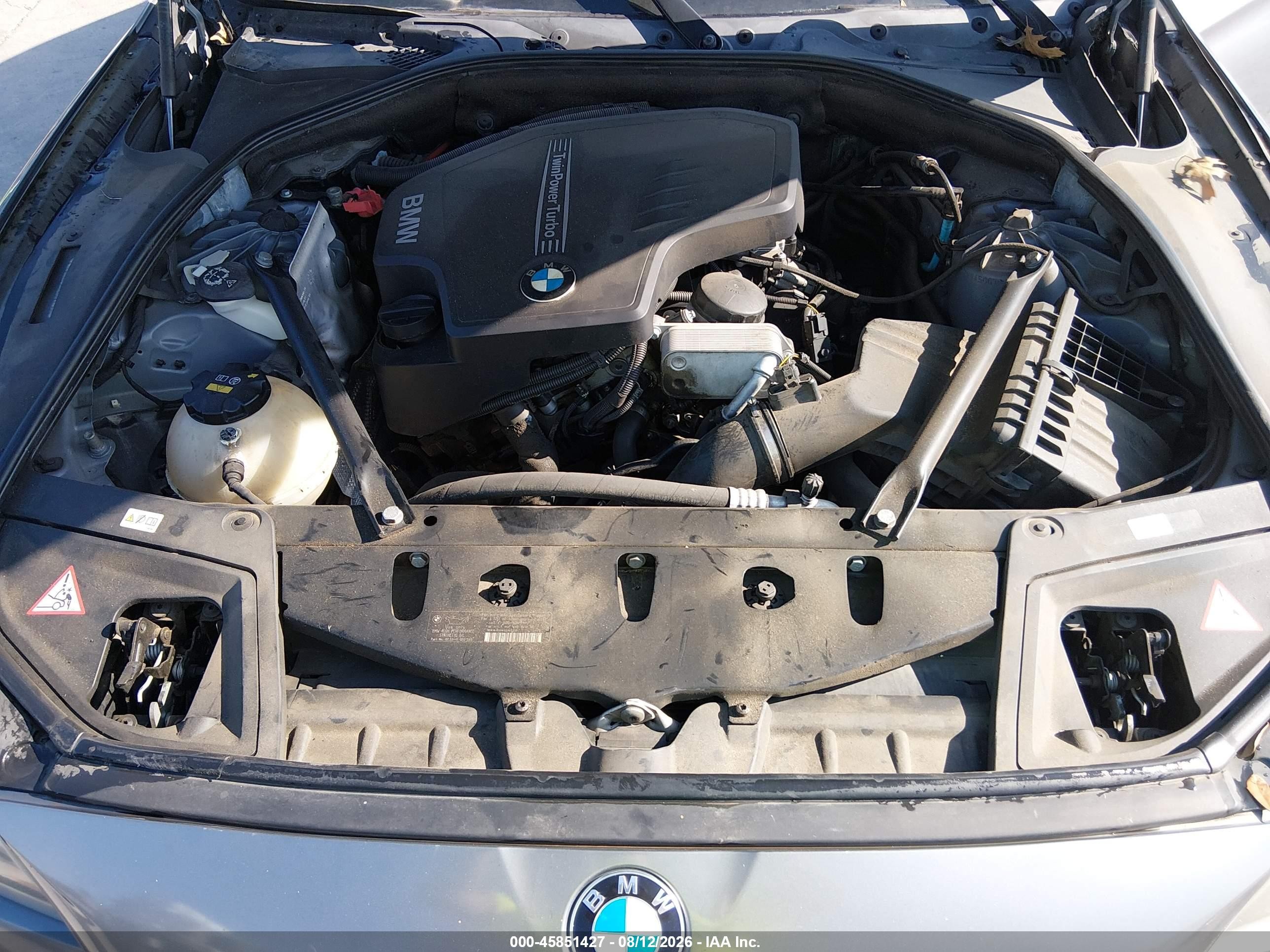 2014 Bmw 528i   Серый vin: WBA5A5C5XED511655