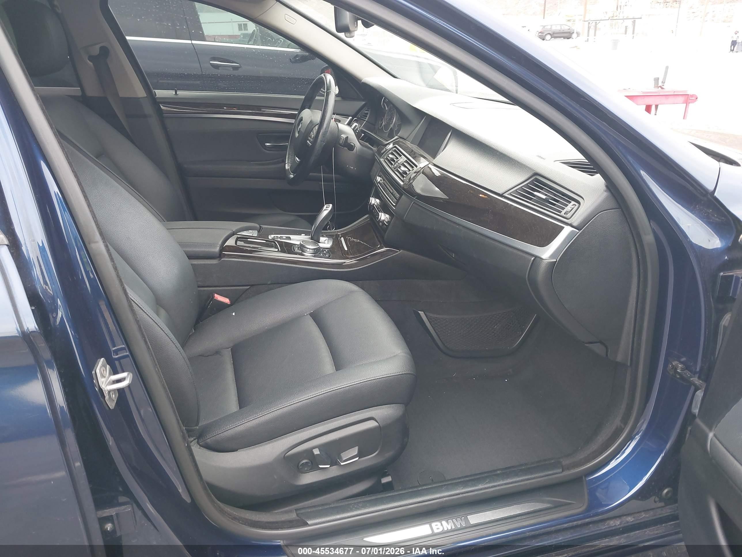 2015 Bmw 528i   Blue vin: WBA5A5C5XFD521670