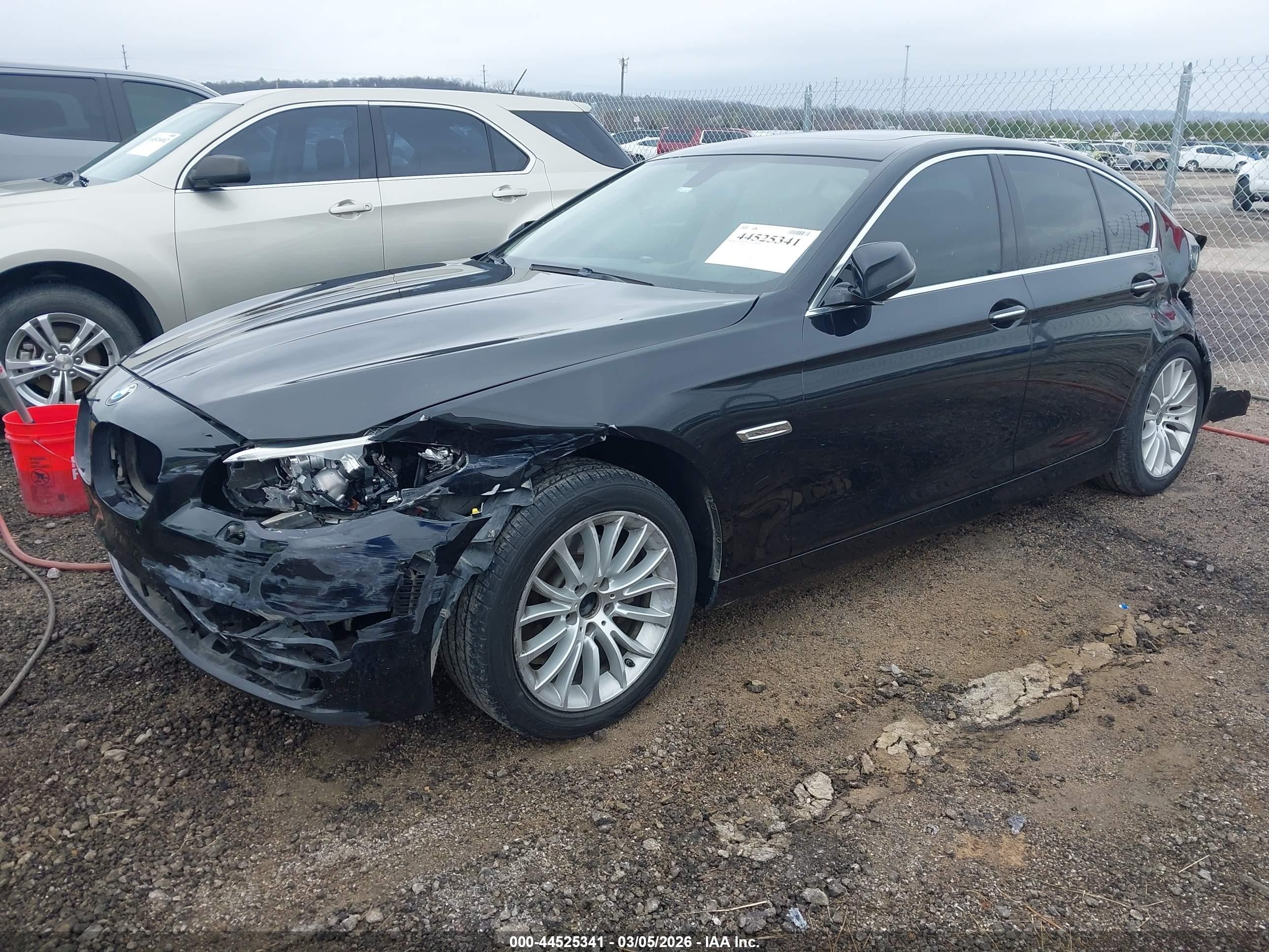 2015 Bmw 528i   Black vin: WBA5A5C5XFD524634